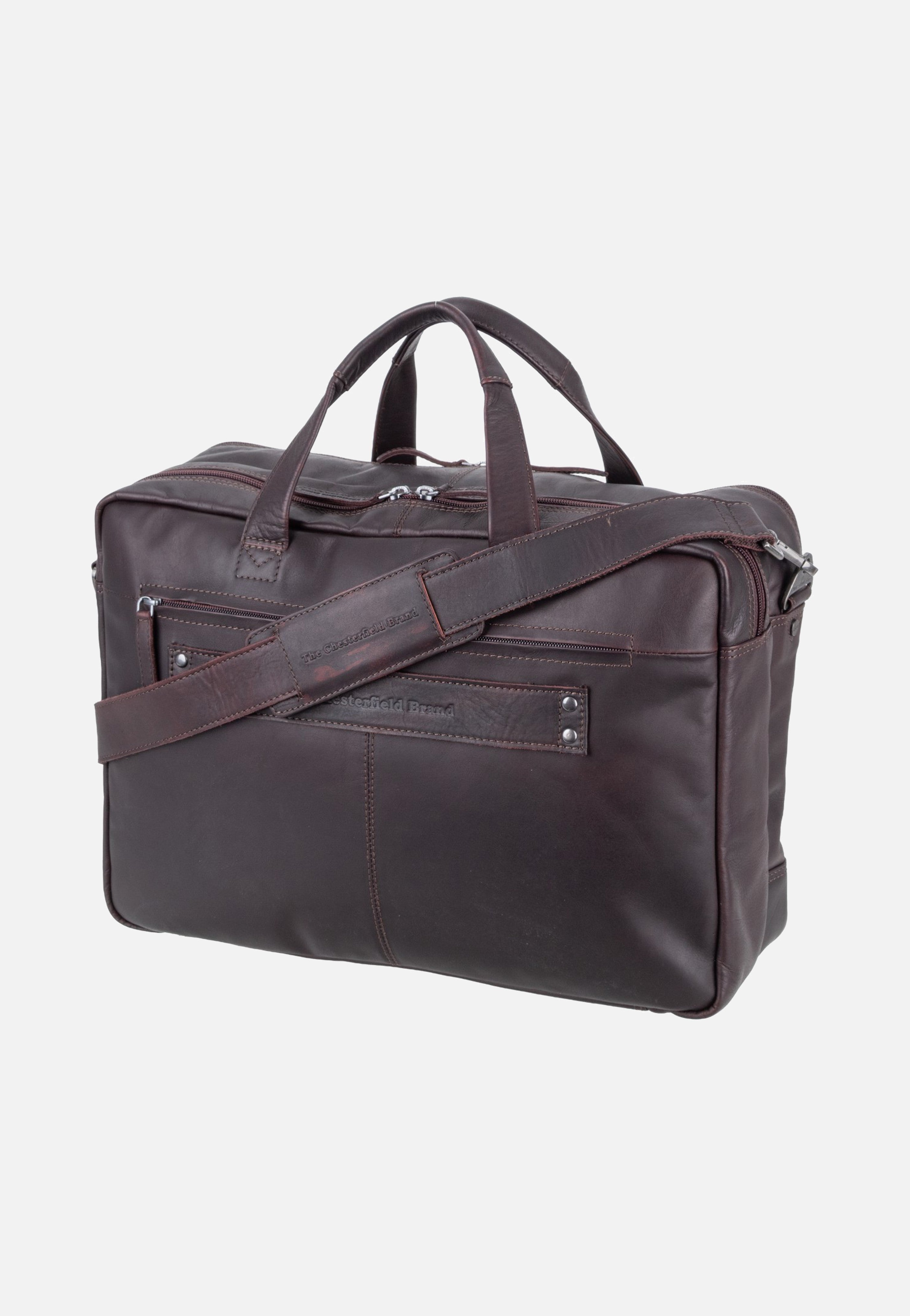 The Chesterfield Brand Ryan 1015 Brown Briefcase