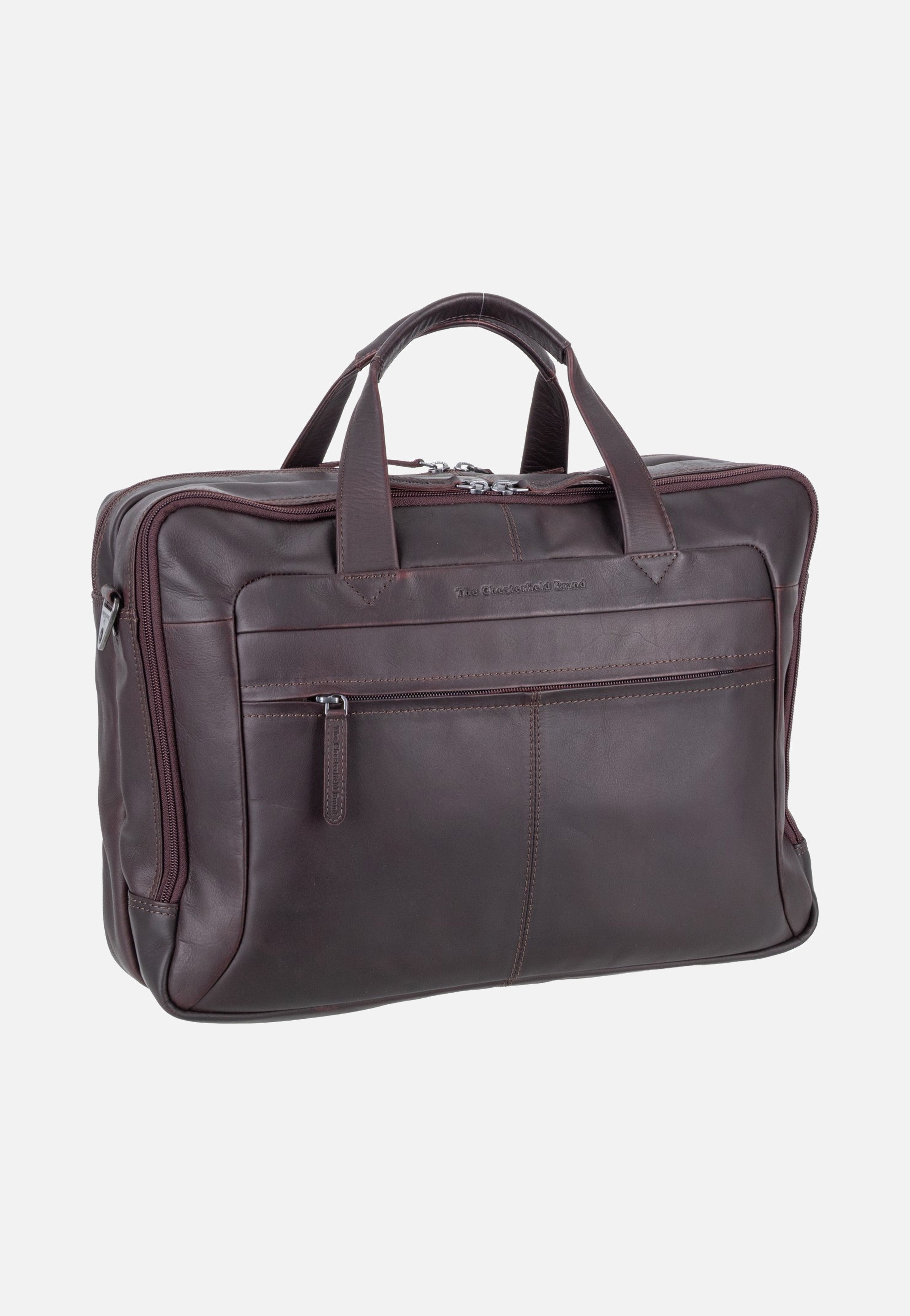 The Chesterfield Brand Ryan 1015 Brown Briefcase