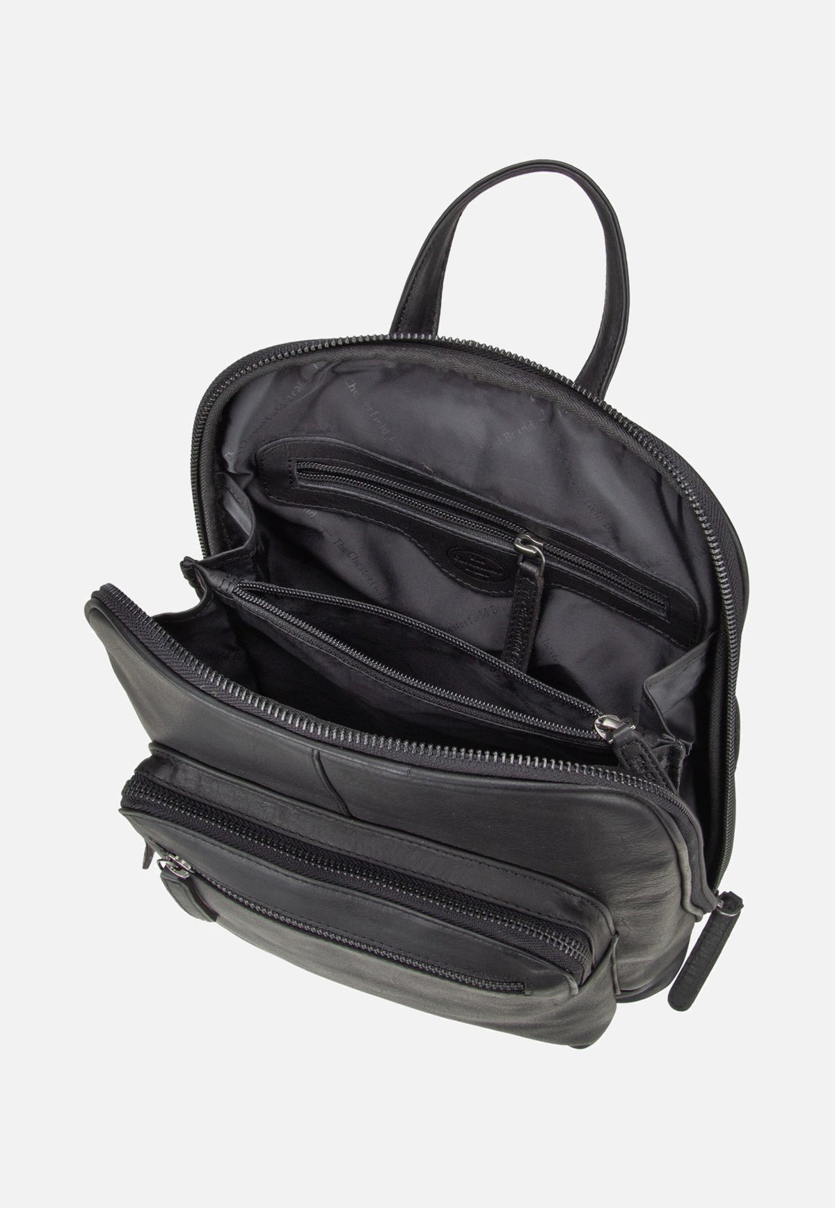 The Chesterfield Brand Floran 0715 Black Rucksack