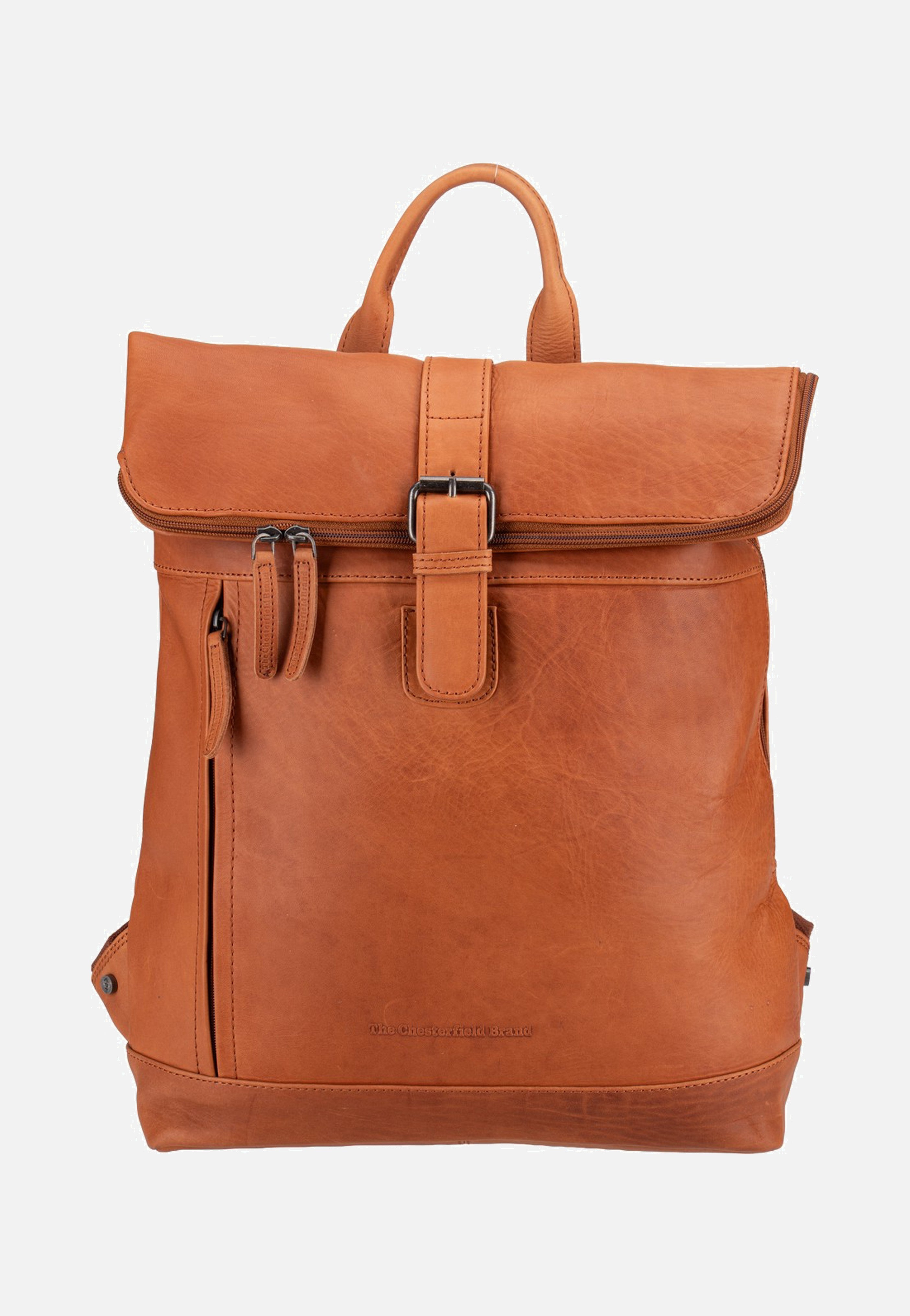 The Chesterfield Brand Larsson 0338 Cognac Rolltop Rucksack