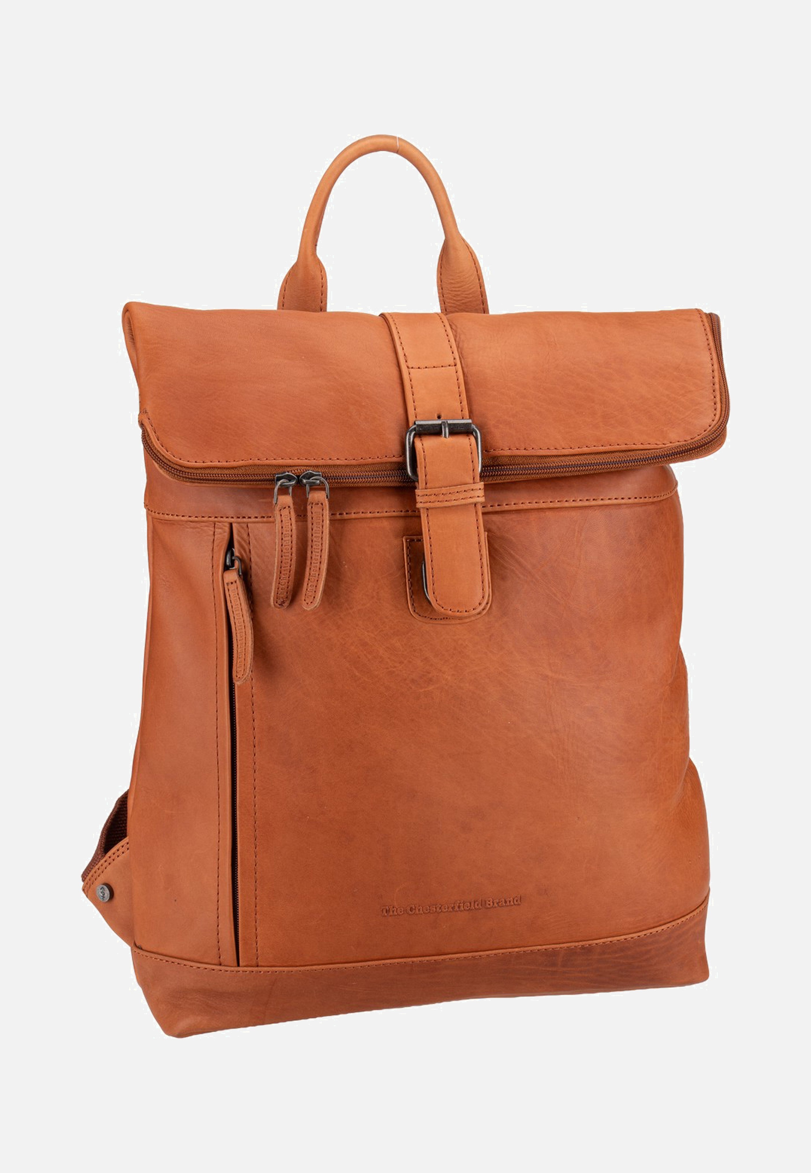 The Chesterfield Brand Larsson 0338 Cognac Rolltop Rucksack