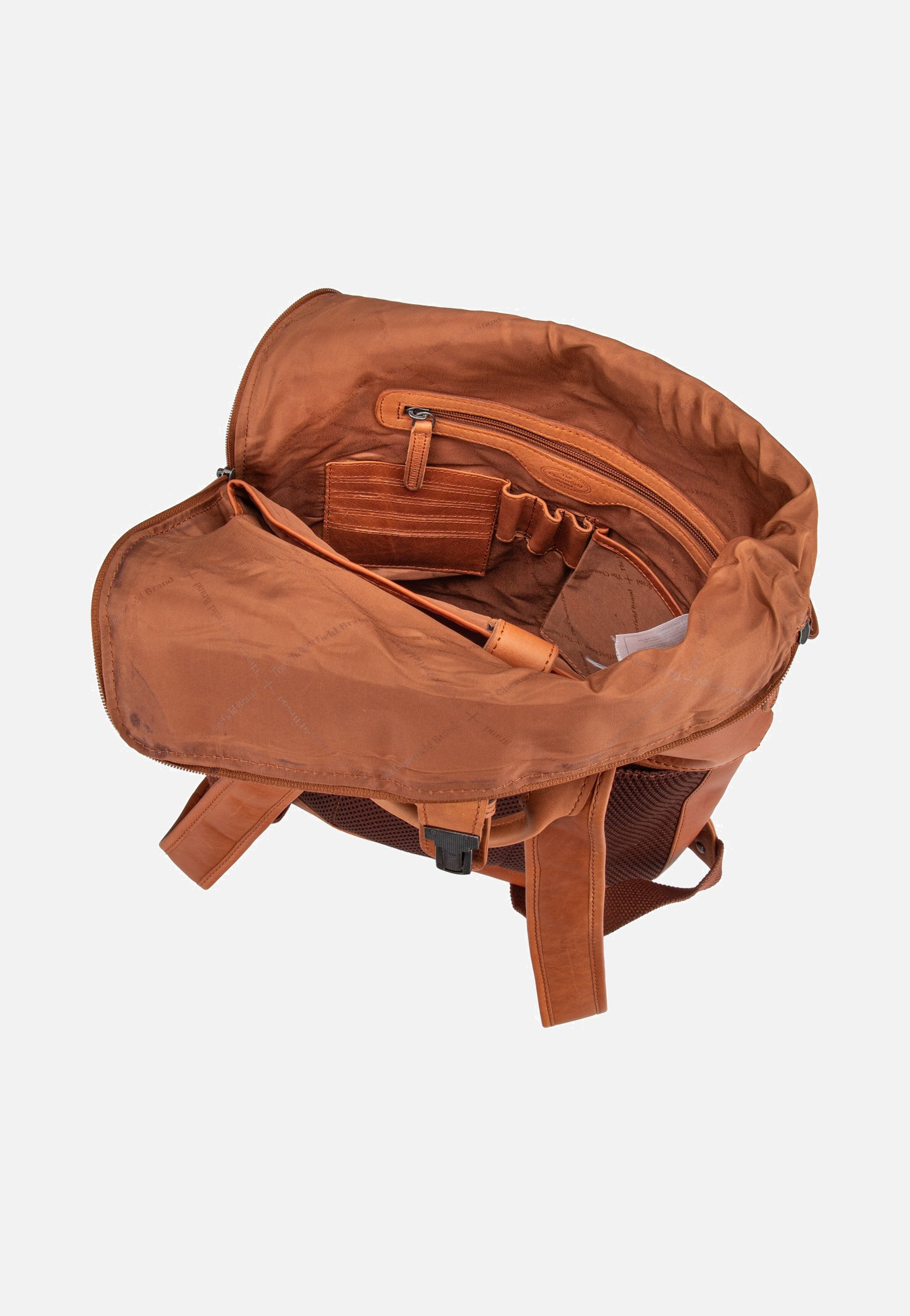 The Chesterfield Brand Larsson 0338 Cognac Rolltop Rucksack