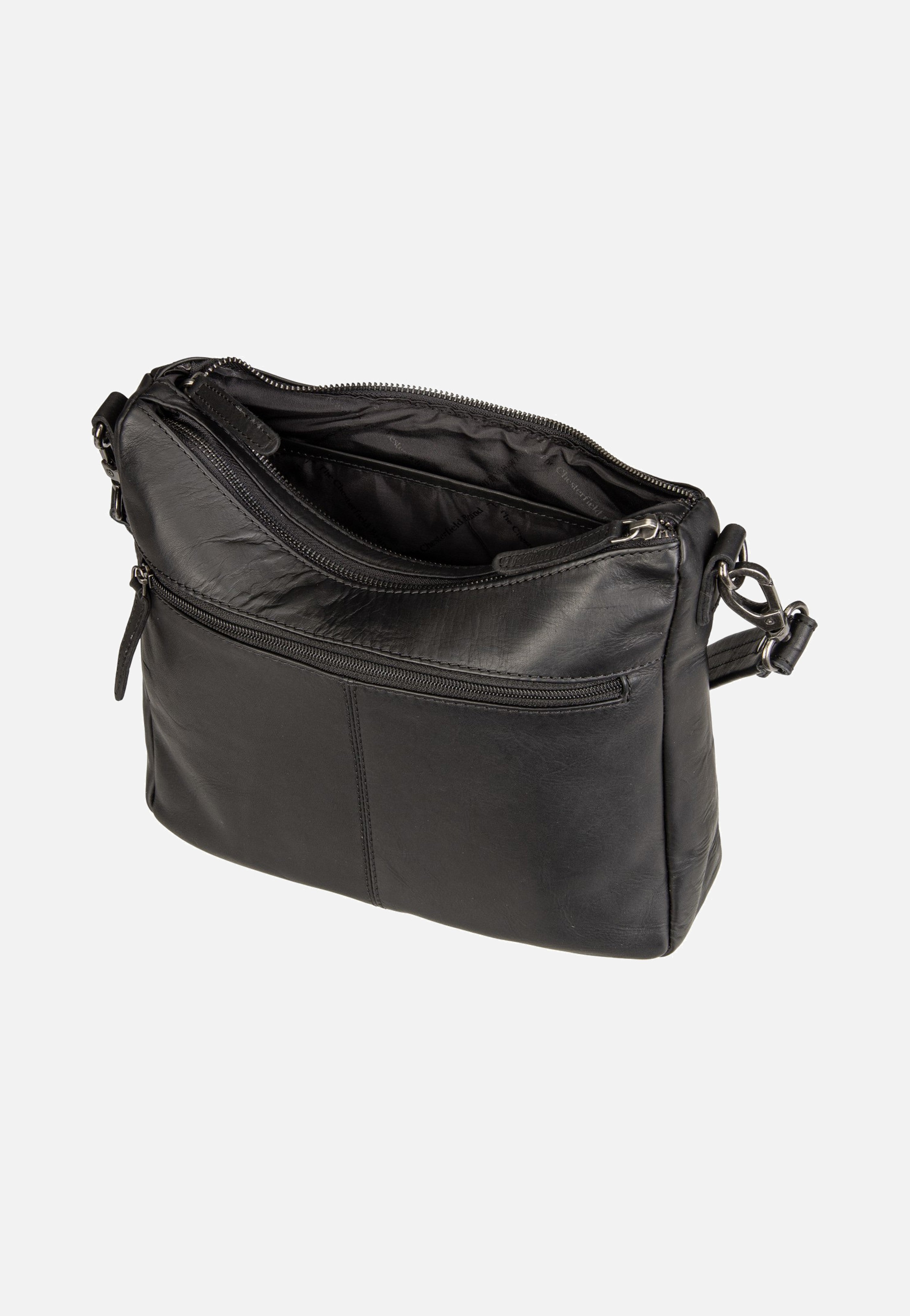 The Chesterfield Brand Tivra 1408 Black Schultertasche
