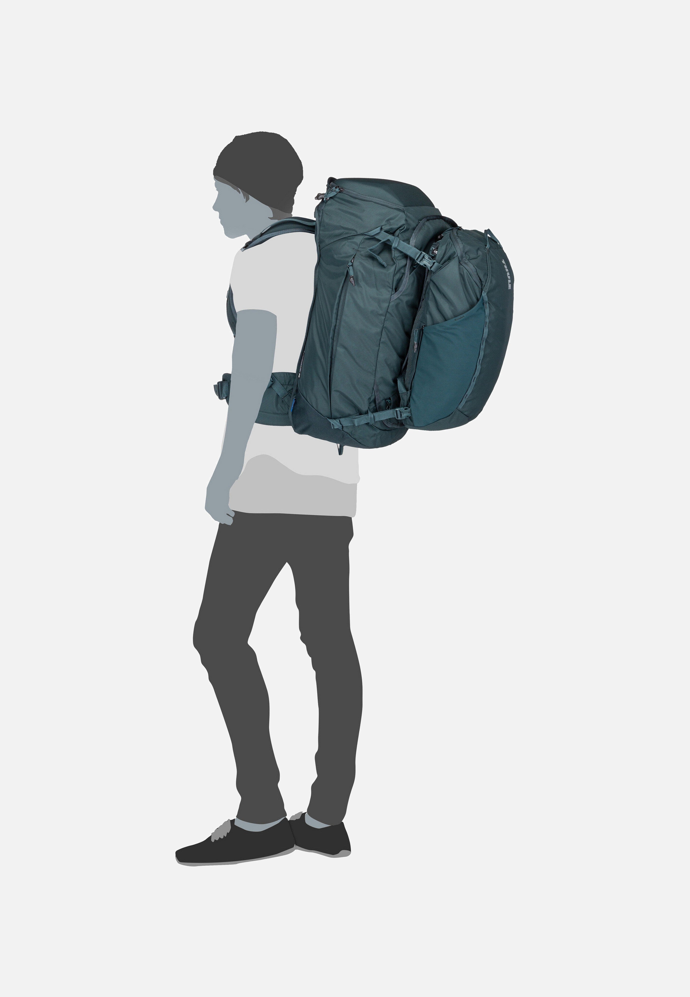 Thule Landmark Travel 70L Darkest Blue Travel Rucksack
