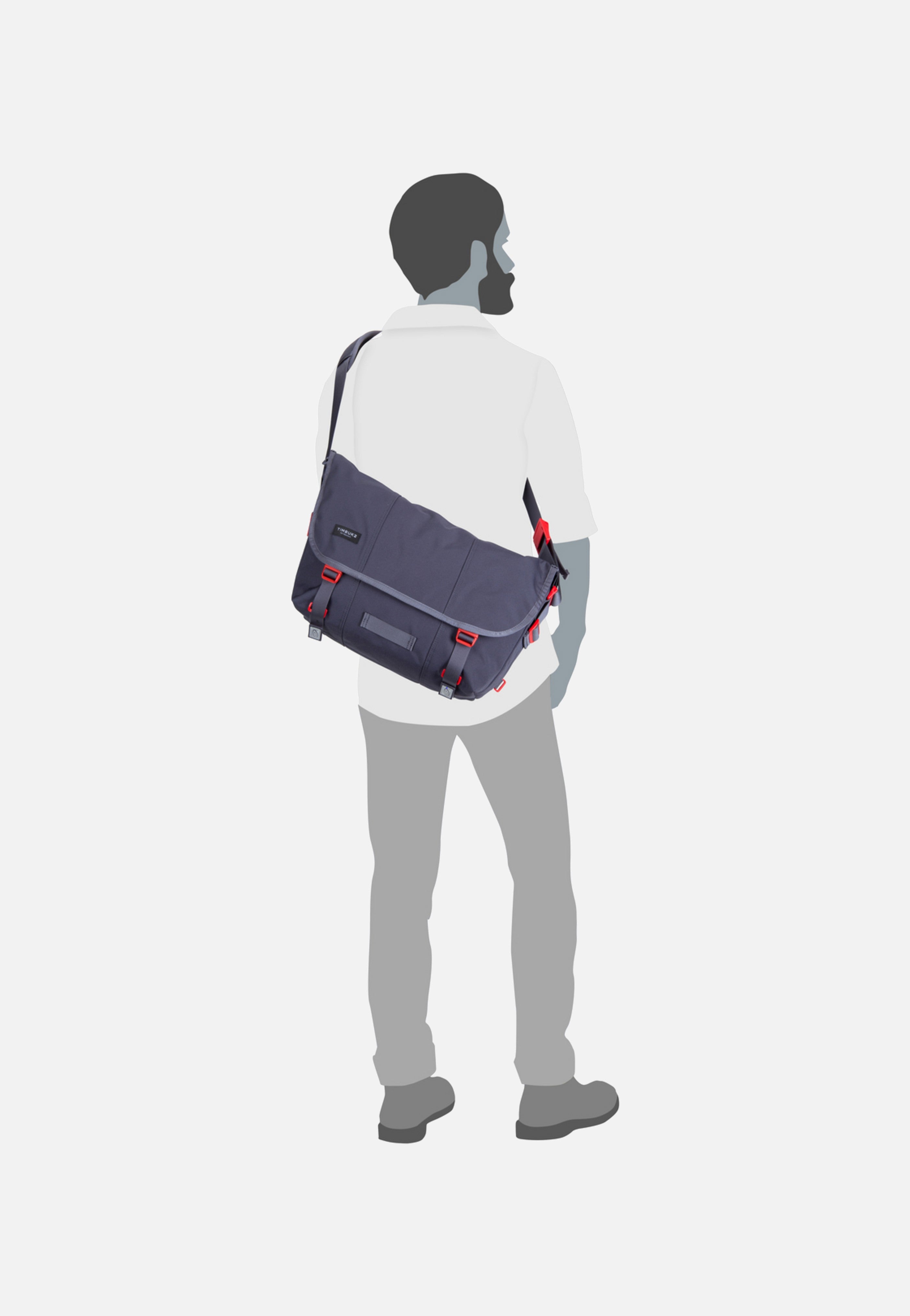 Timbuk2 Flight Classic M Granite/Flame Messenger Bag