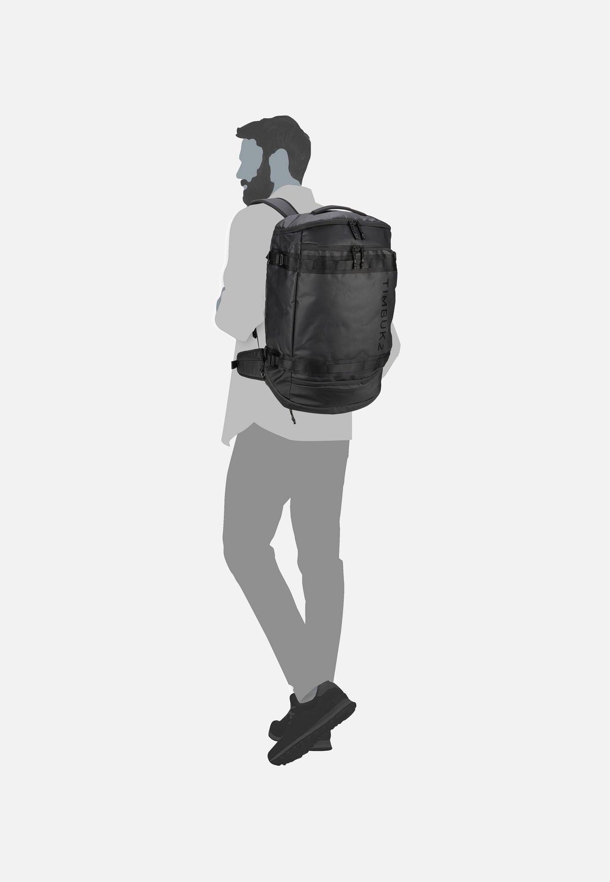 Timbuk2 Impulse Pack Jet Black Reiserucksack