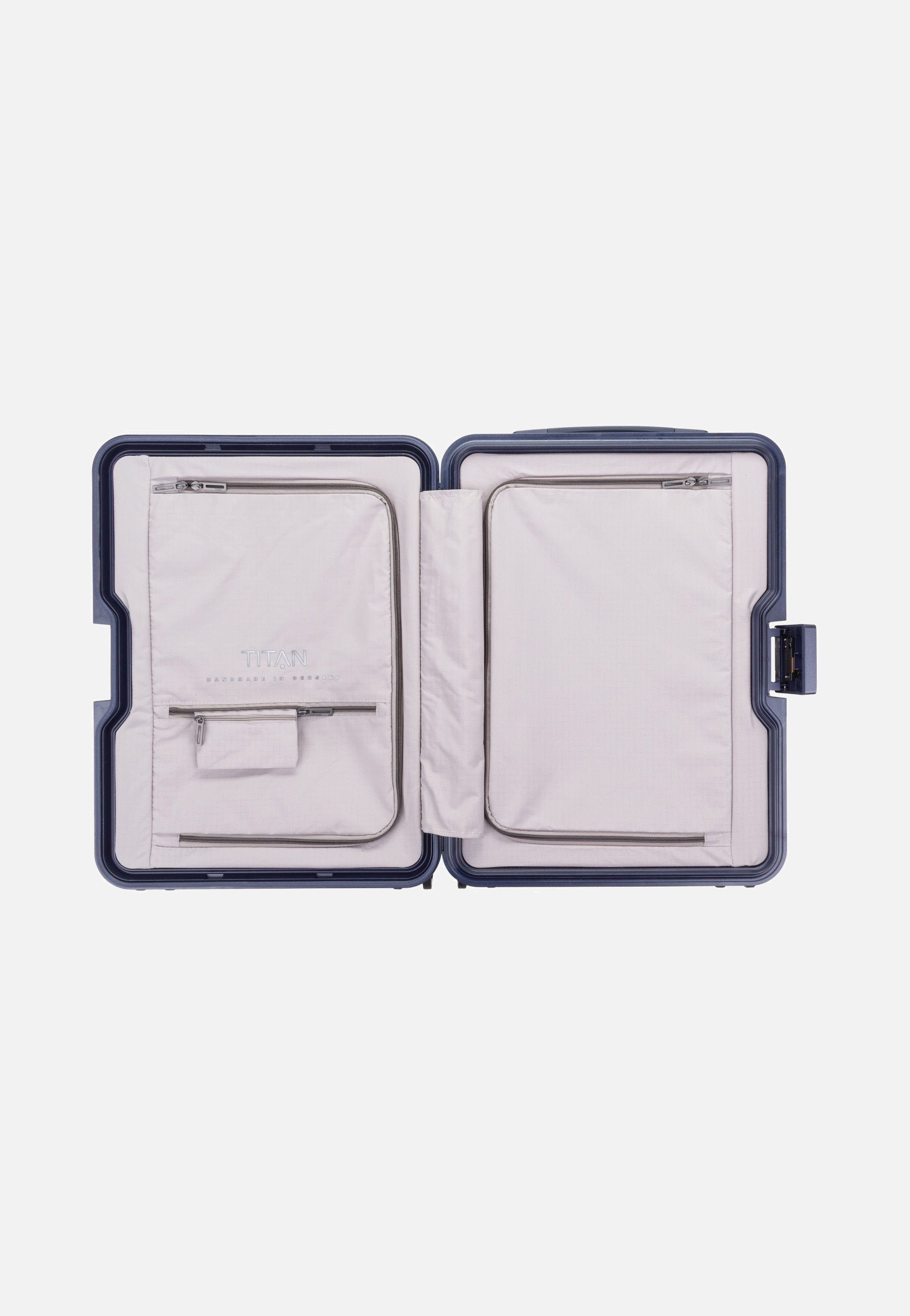 Titan Litron Frame 4w Trolley S Silber Koffer
