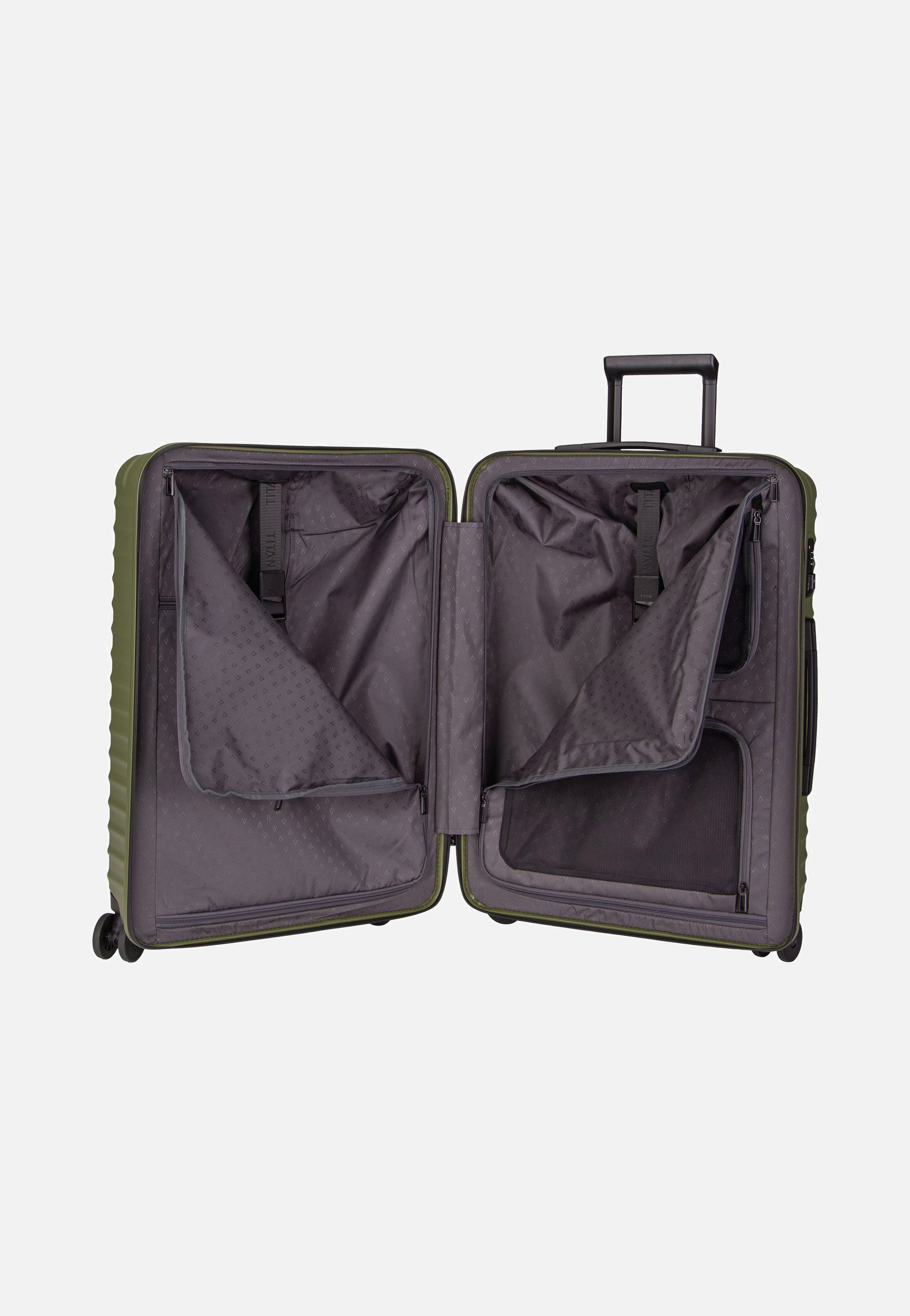 Titan UPGRADE 4w Trolley M+ Forest Green Koffer