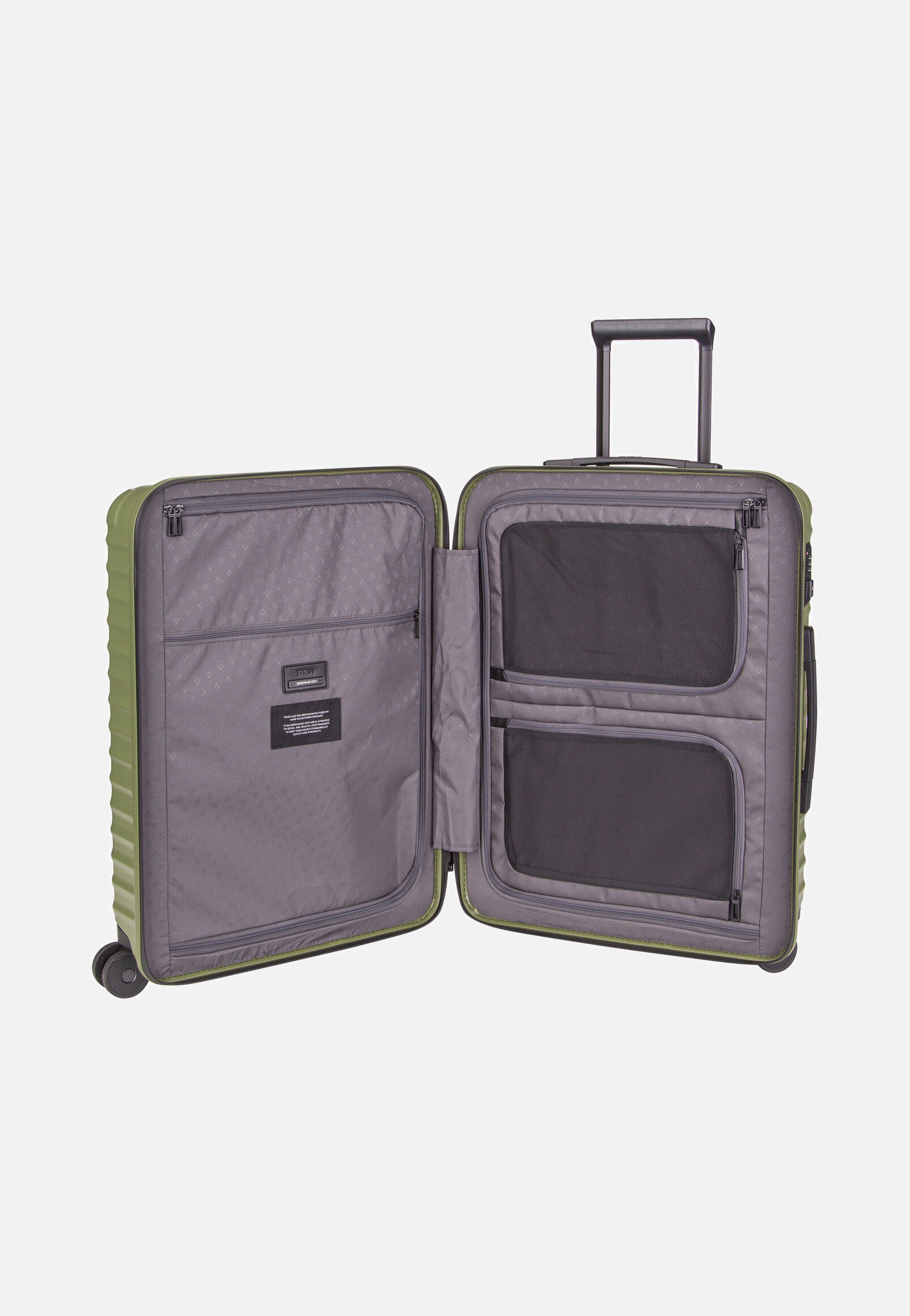 Titan UPGRADE 4w Trolley M Forest Green Koffer
