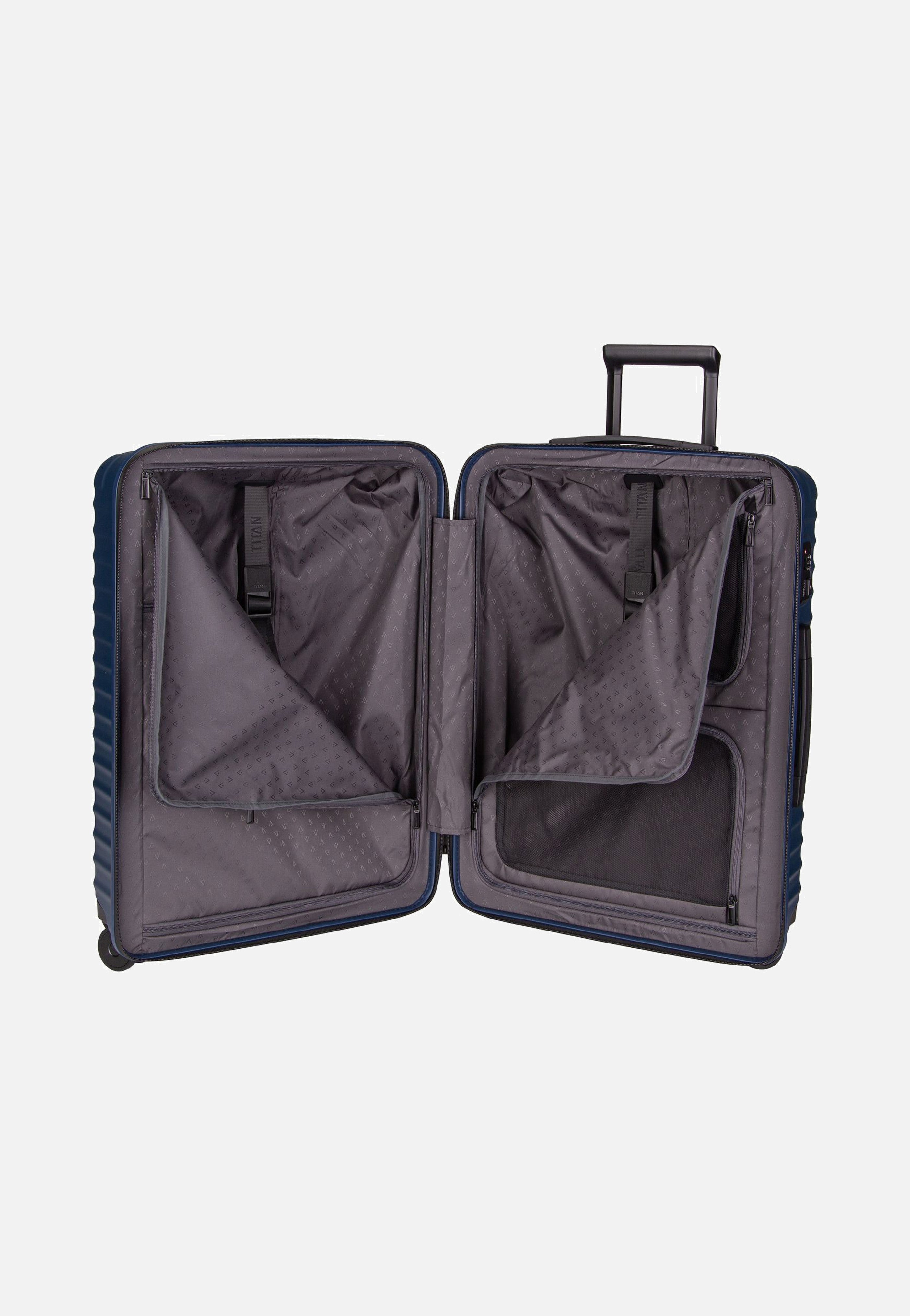 Titan UPGRADE 4w Trolley M+ Midnight Blue Koffer