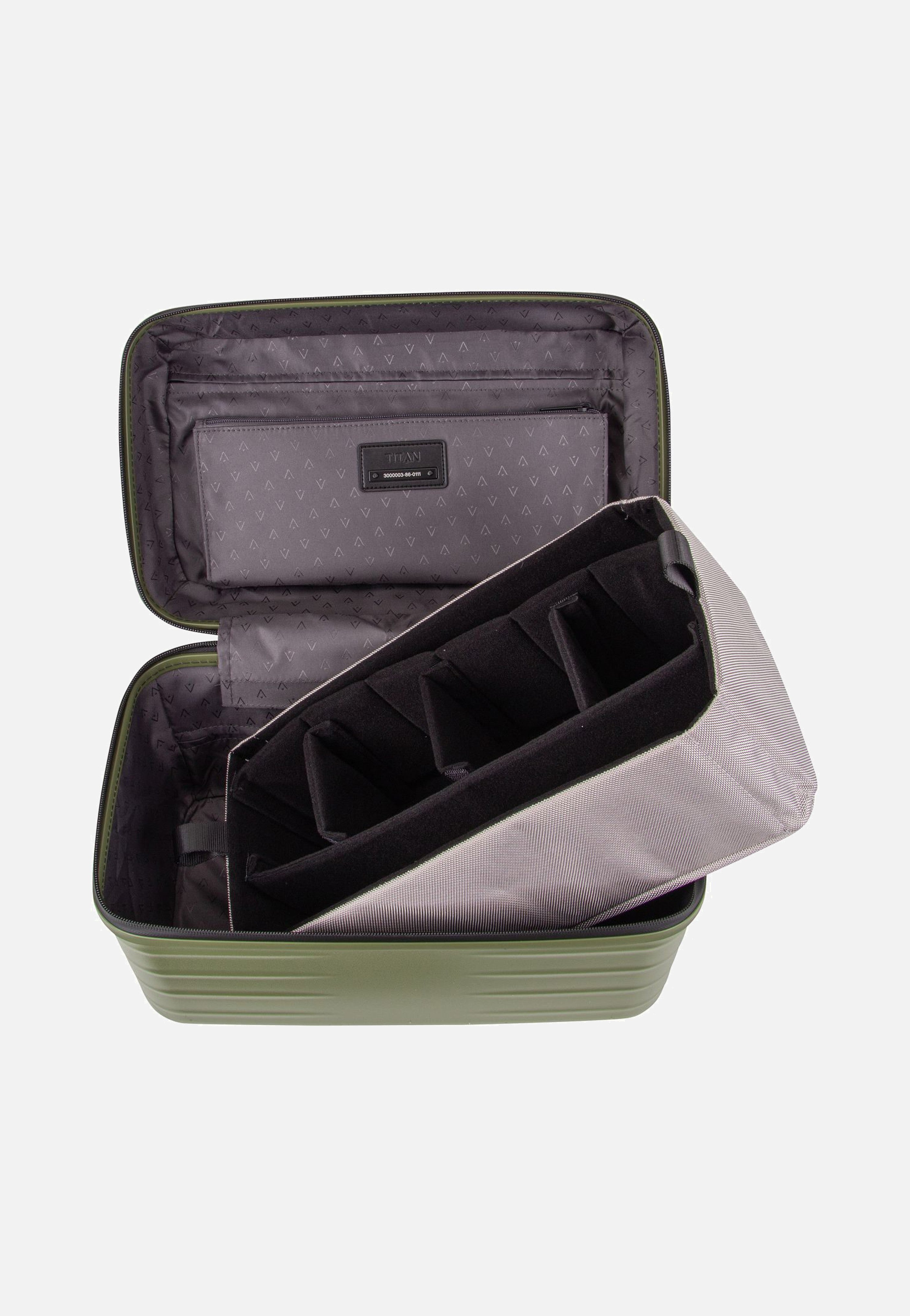 Titan UPGRADE Beautycase Forest Green Cosmetic Case