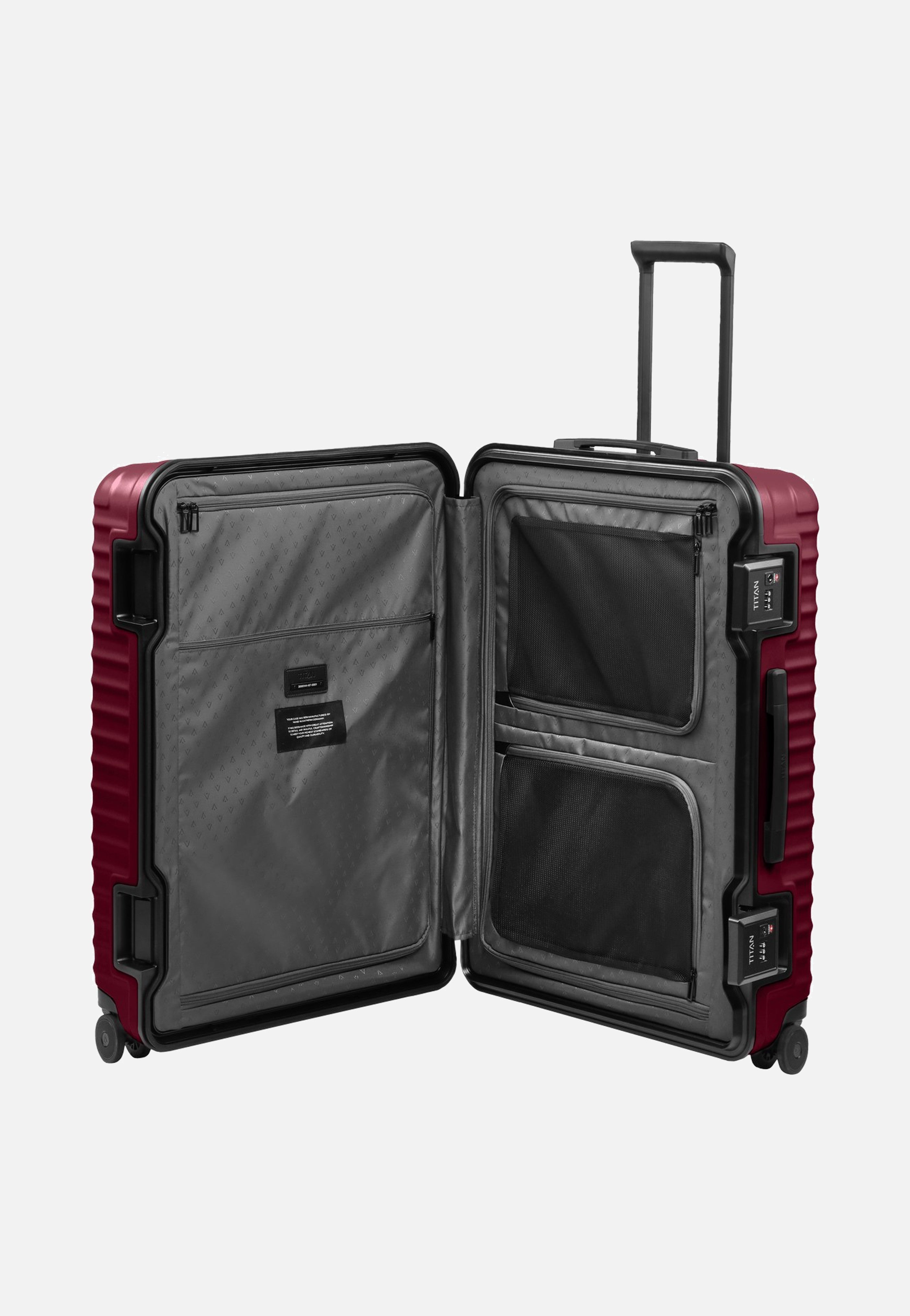 Titan OVERSEAS 4w Trolley L Emberwood Red Koffer