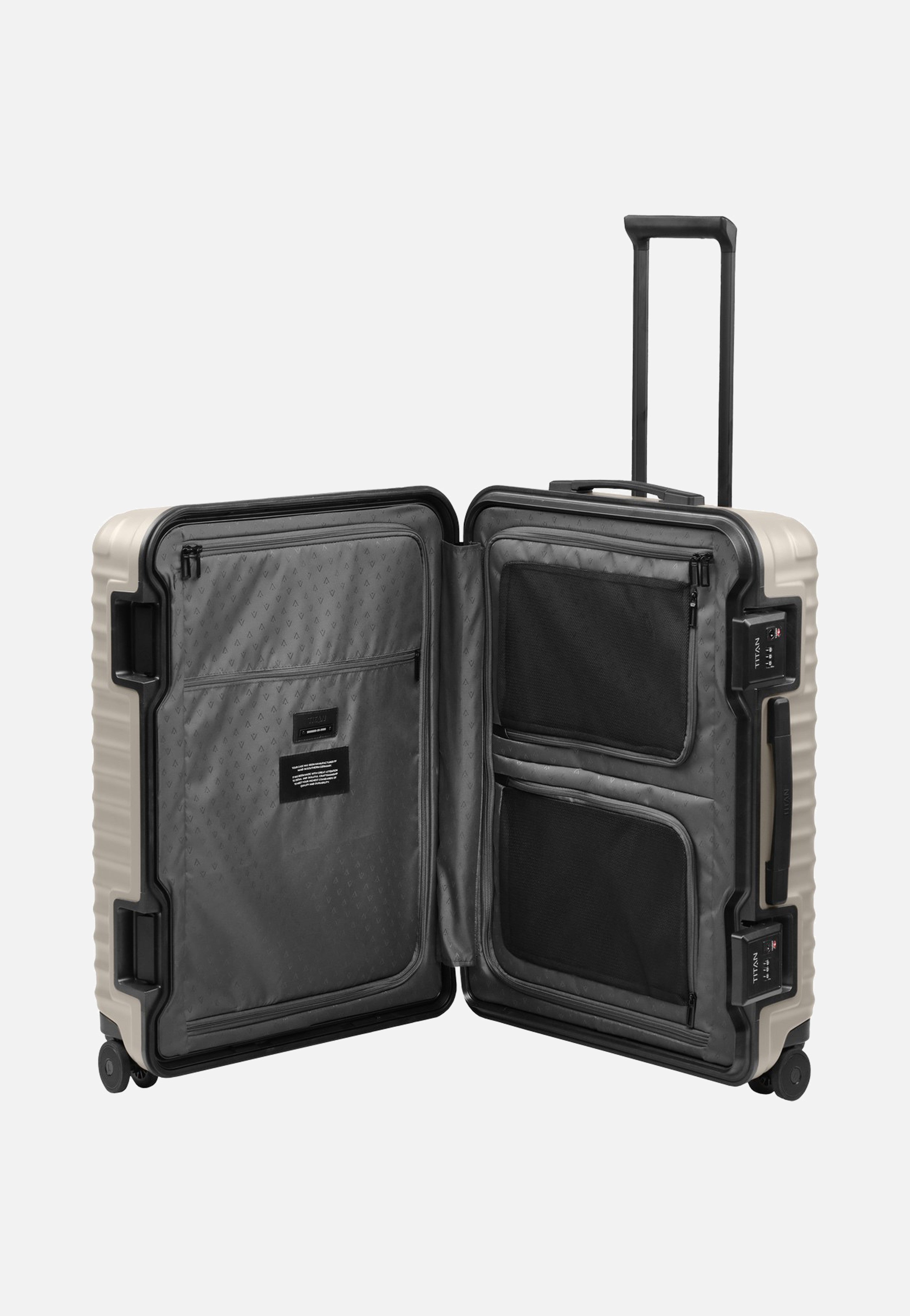 Titan OVERSEAS 4w Trolley M+ Moonstone Grey Koffer