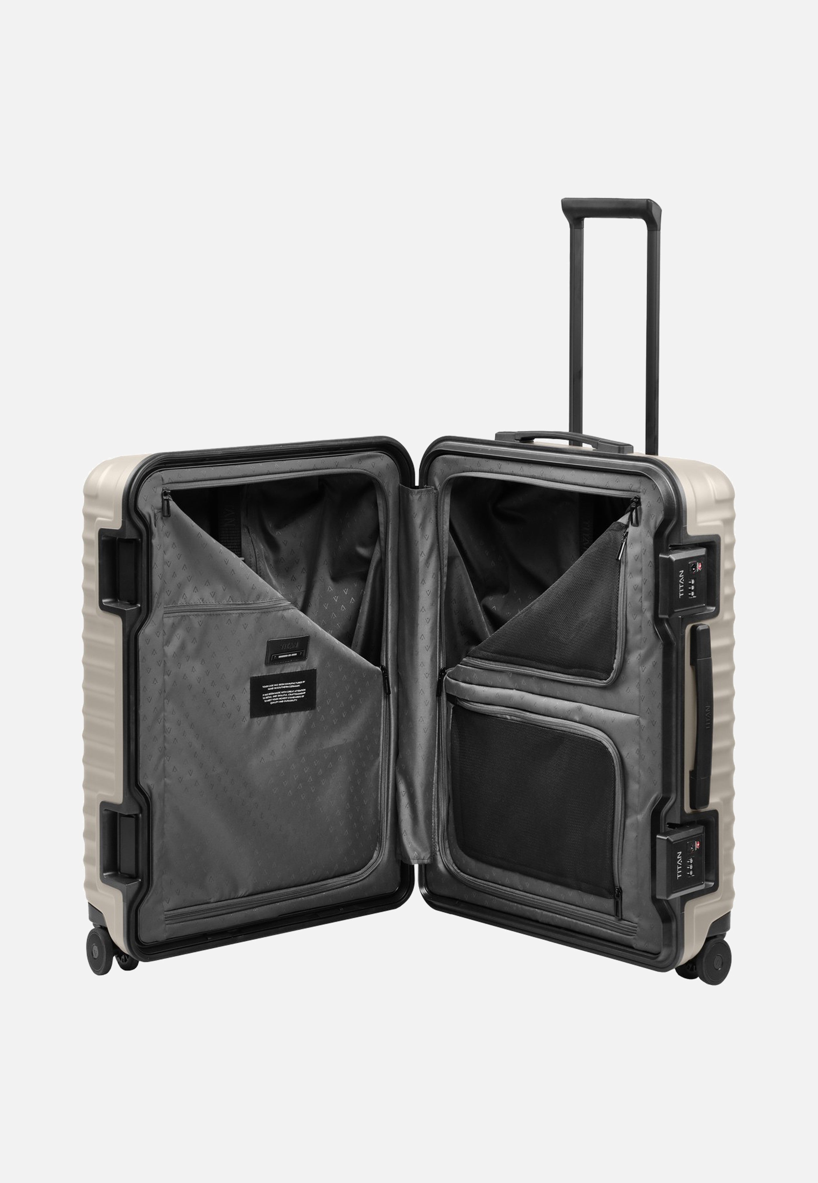 Titan OVERSEAS 4w Trolley M+ Moonstone Grey Koffer