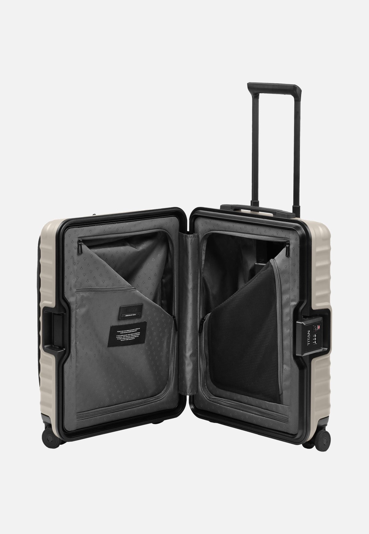 Titan OVERSEAS 4w Trolley S VT Moonstone Grey Koffer