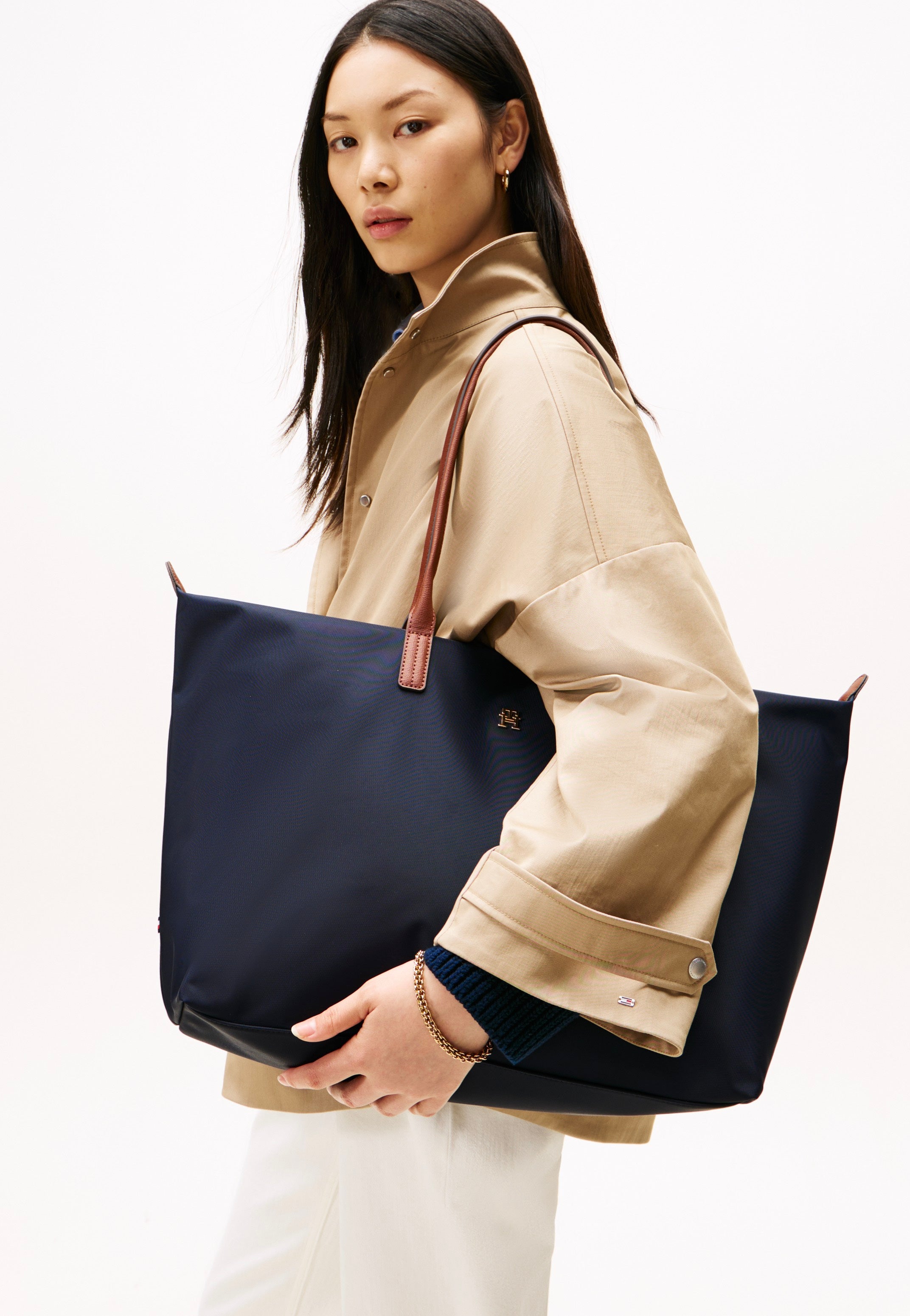 Tommy Hilfiger Popette Maxi Tote Space Blue Shopper