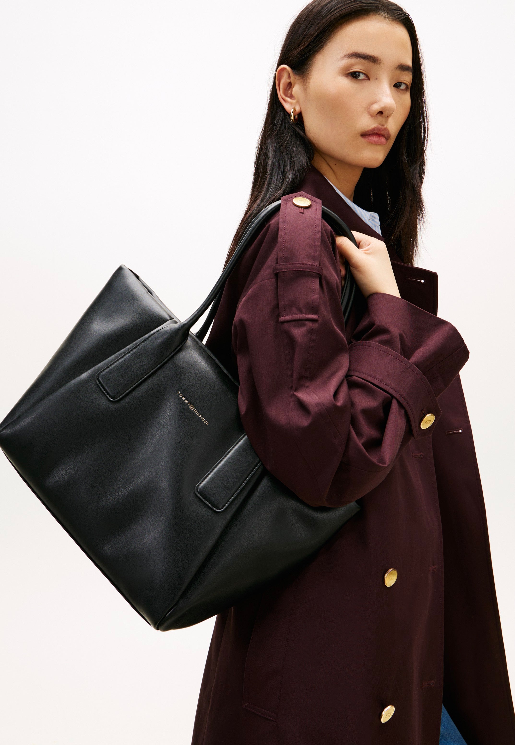 Tommy Hilfiger TH Essential Tote Black Shopper