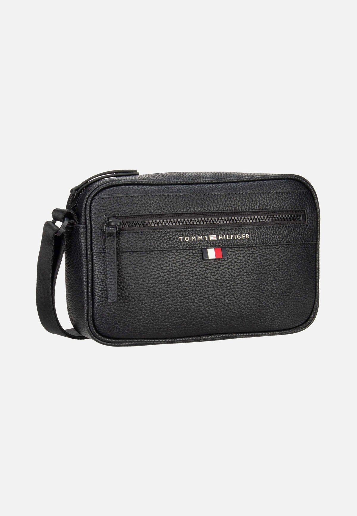 Tommy Hilfiger Essential PU EW Reporter Black Umhängetasche