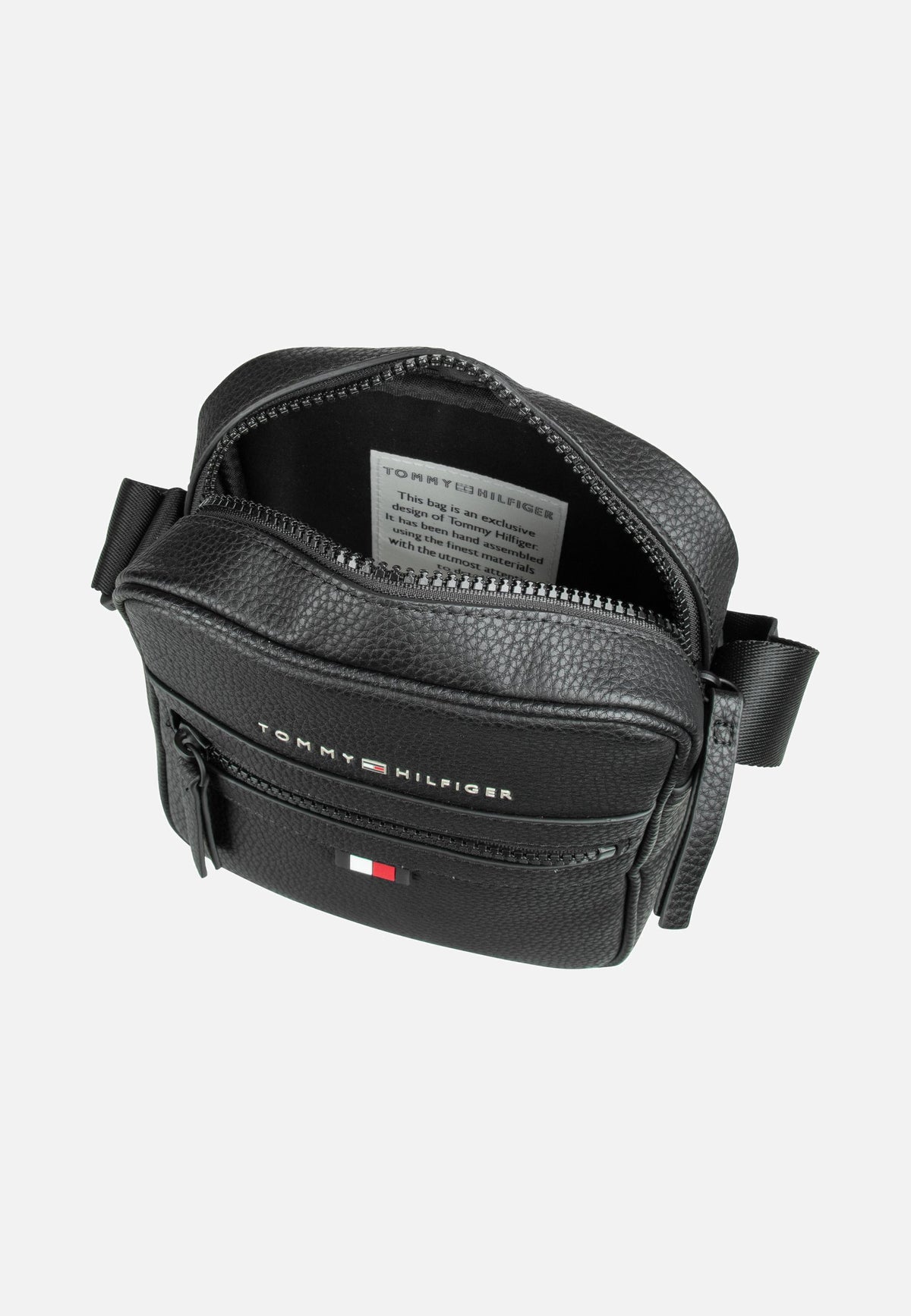 Tommy Hilfiger Essential PU Mini Reporter Black Umhängetasche