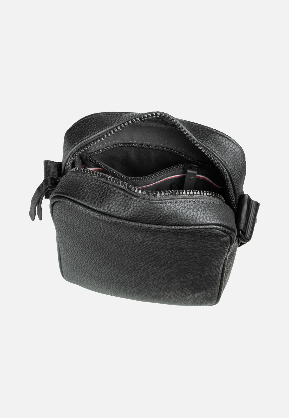Tommy Hilfiger Essential PU Mini Reporter Black Umhängetasche