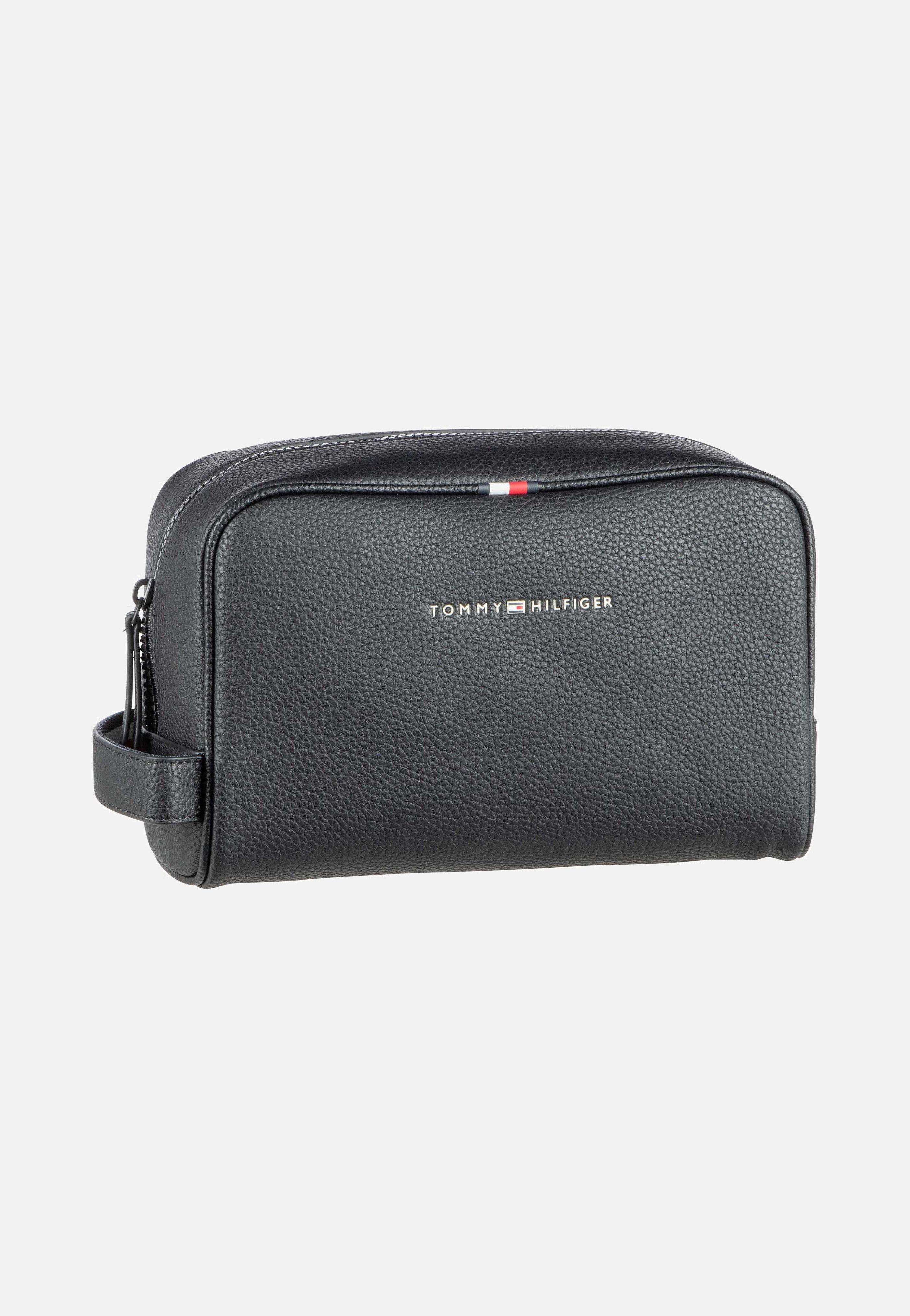 Tommy Hilfiger Essential PU Washbag Black Kulturbeutel
