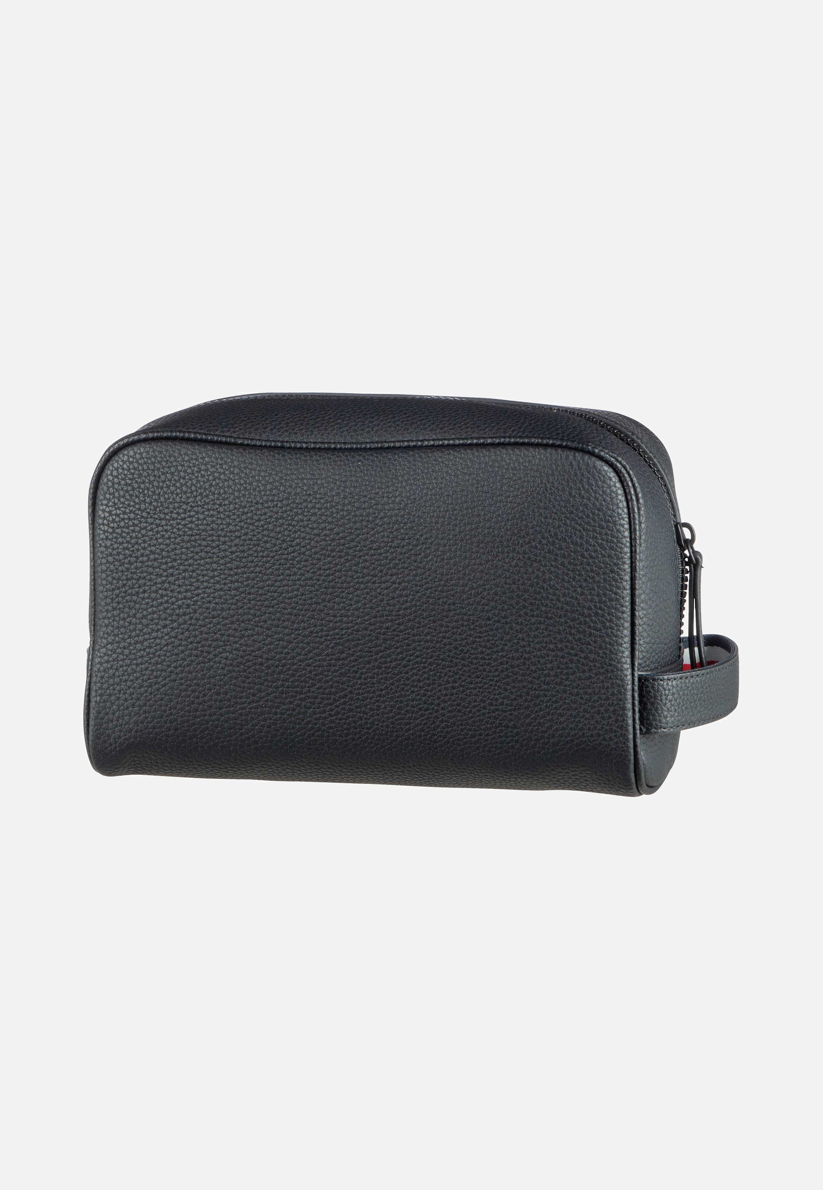 Tommy Hilfiger Essential PU Washbag Black Kulturbeutel