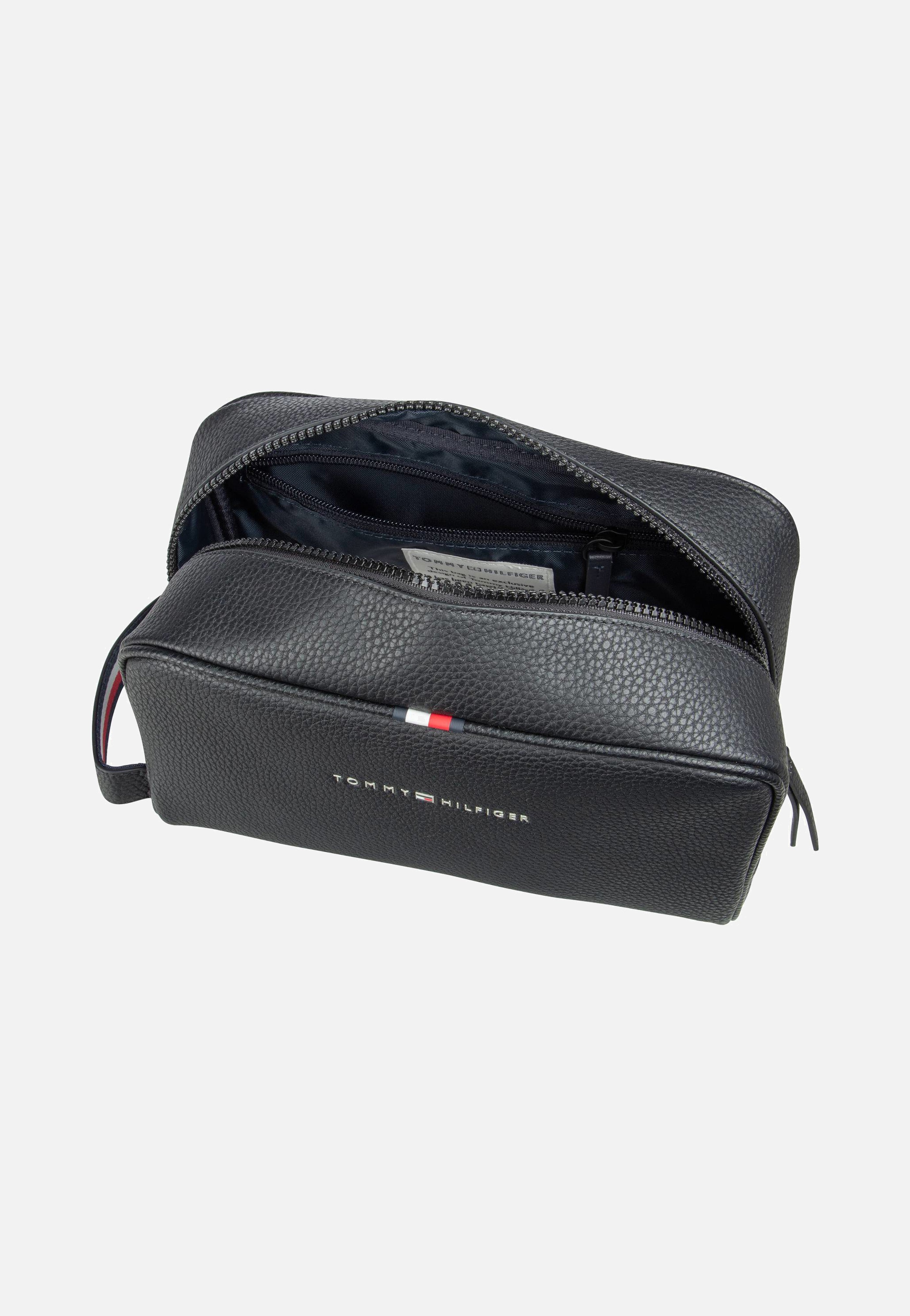 Tommy Hilfiger Essential PU Washbag Black Kulturbeutel