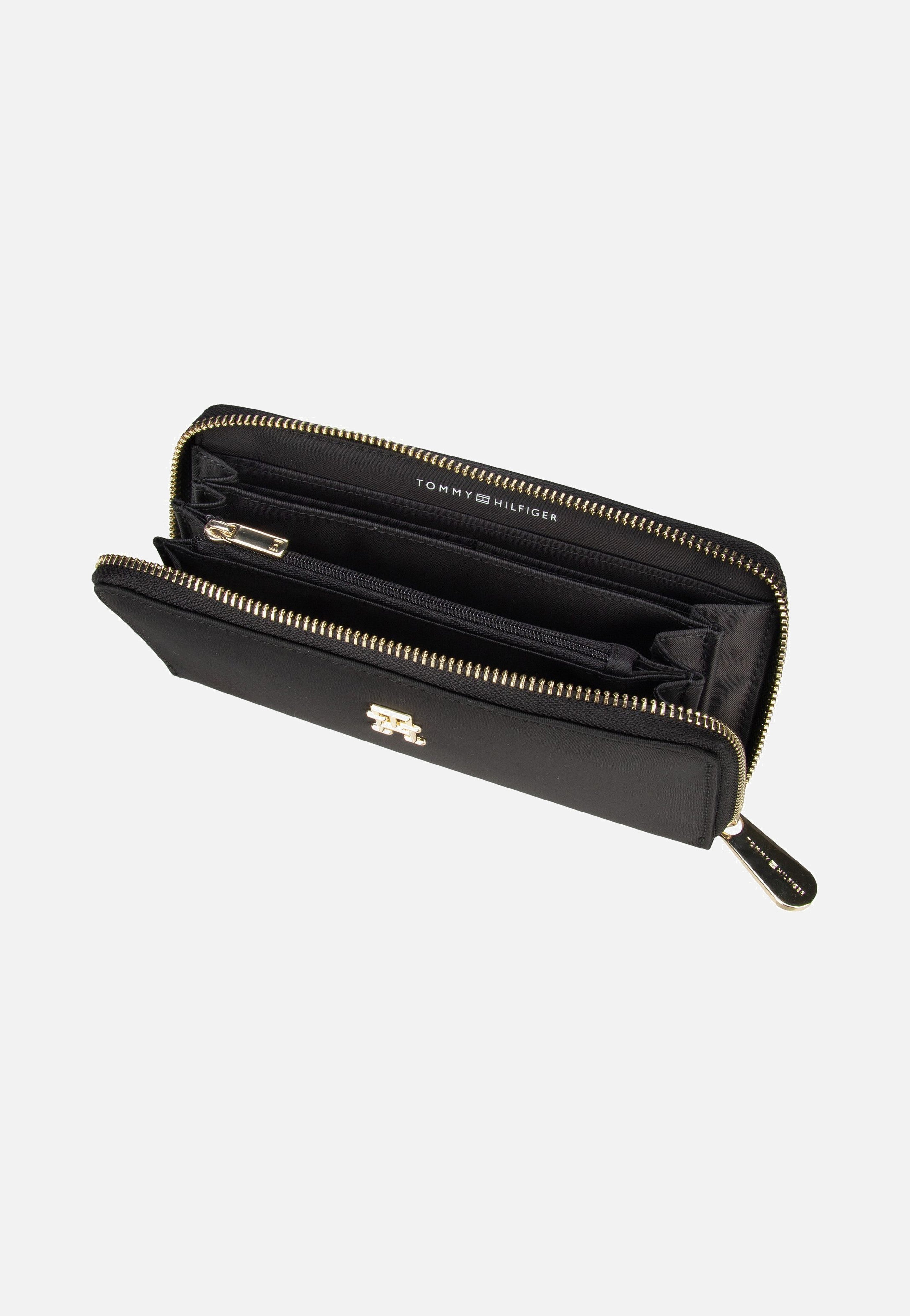 Tommy Hilfiger Poppy TH Large ZA Black Portemonnaie