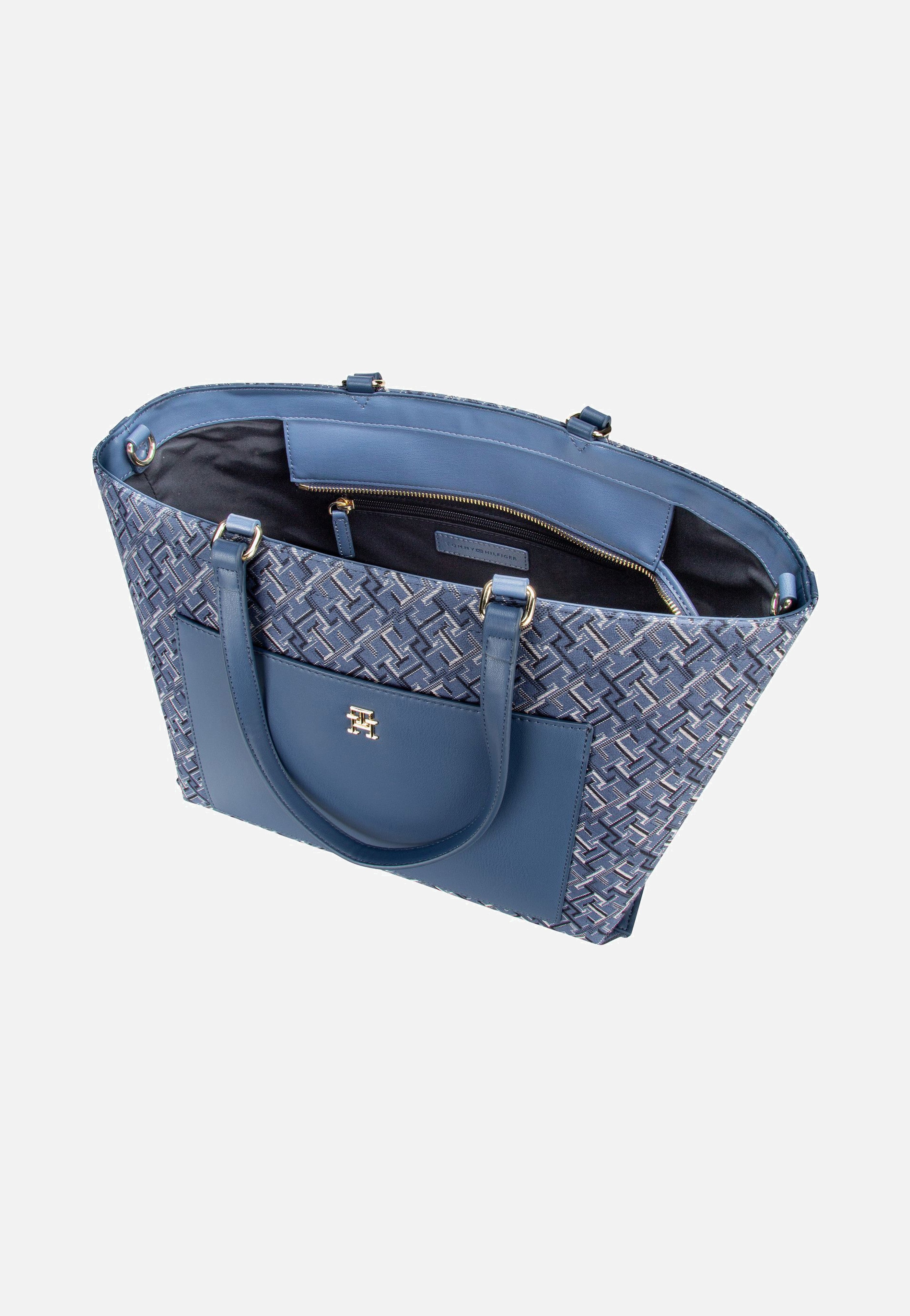 Tommy Hilfiger TH Distinct Tote Mono PF24 Fossil Blue Mono Shopper