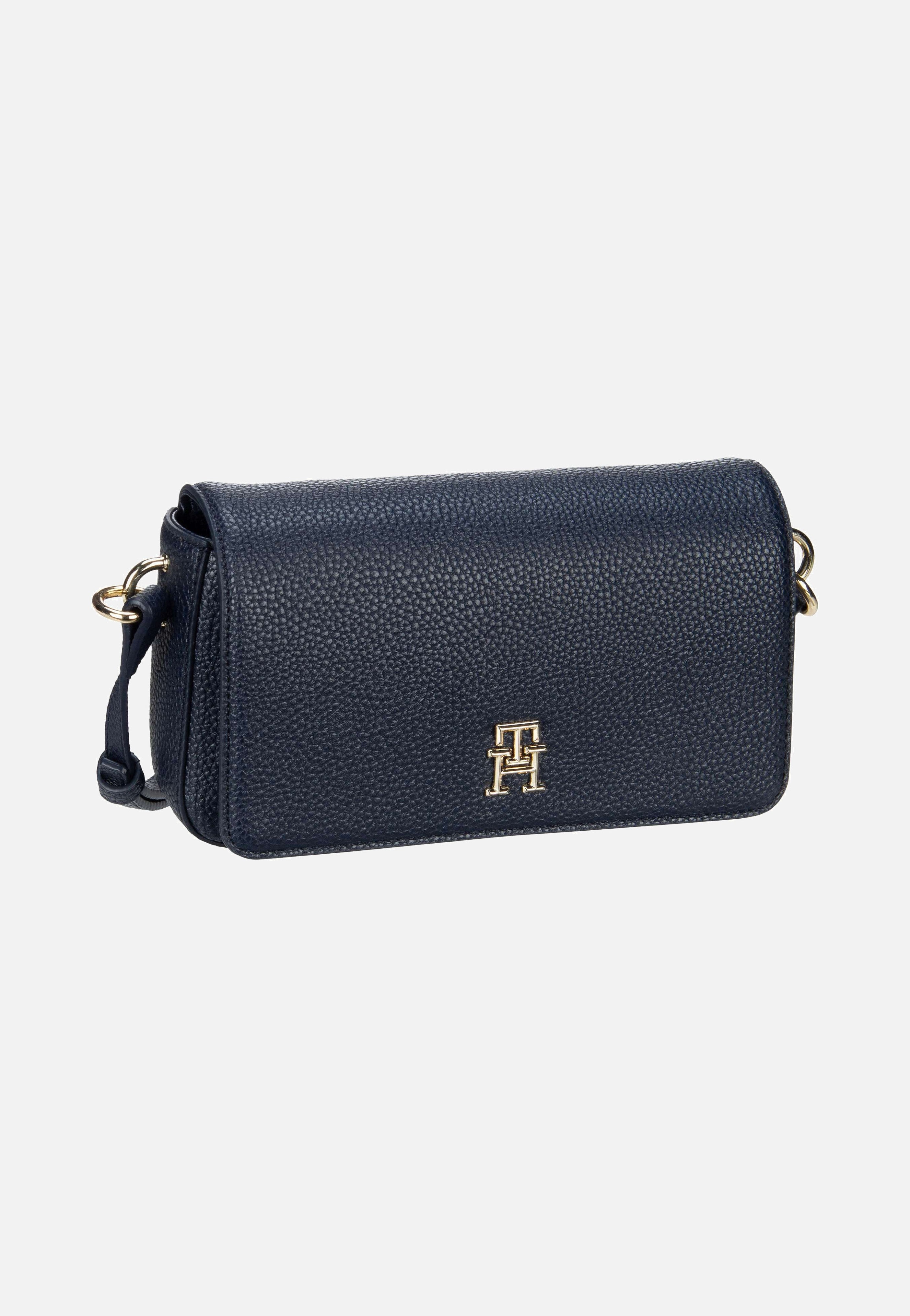 Tommy Hilfiger TH Emblem Flap Space Blue Umhängetasche