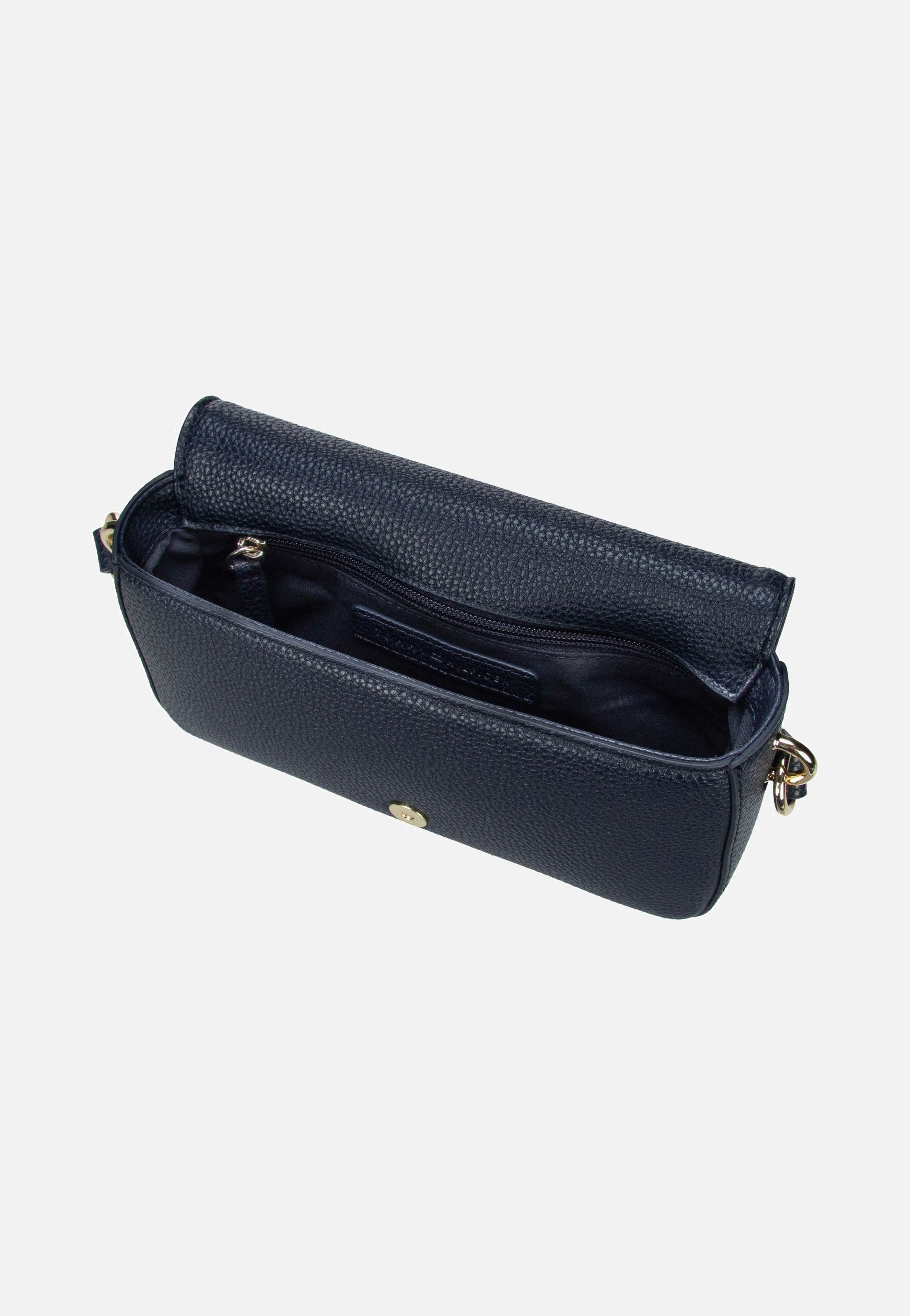 Tommy Hilfiger TH Emblem Flap Space Blue Umhängetasche