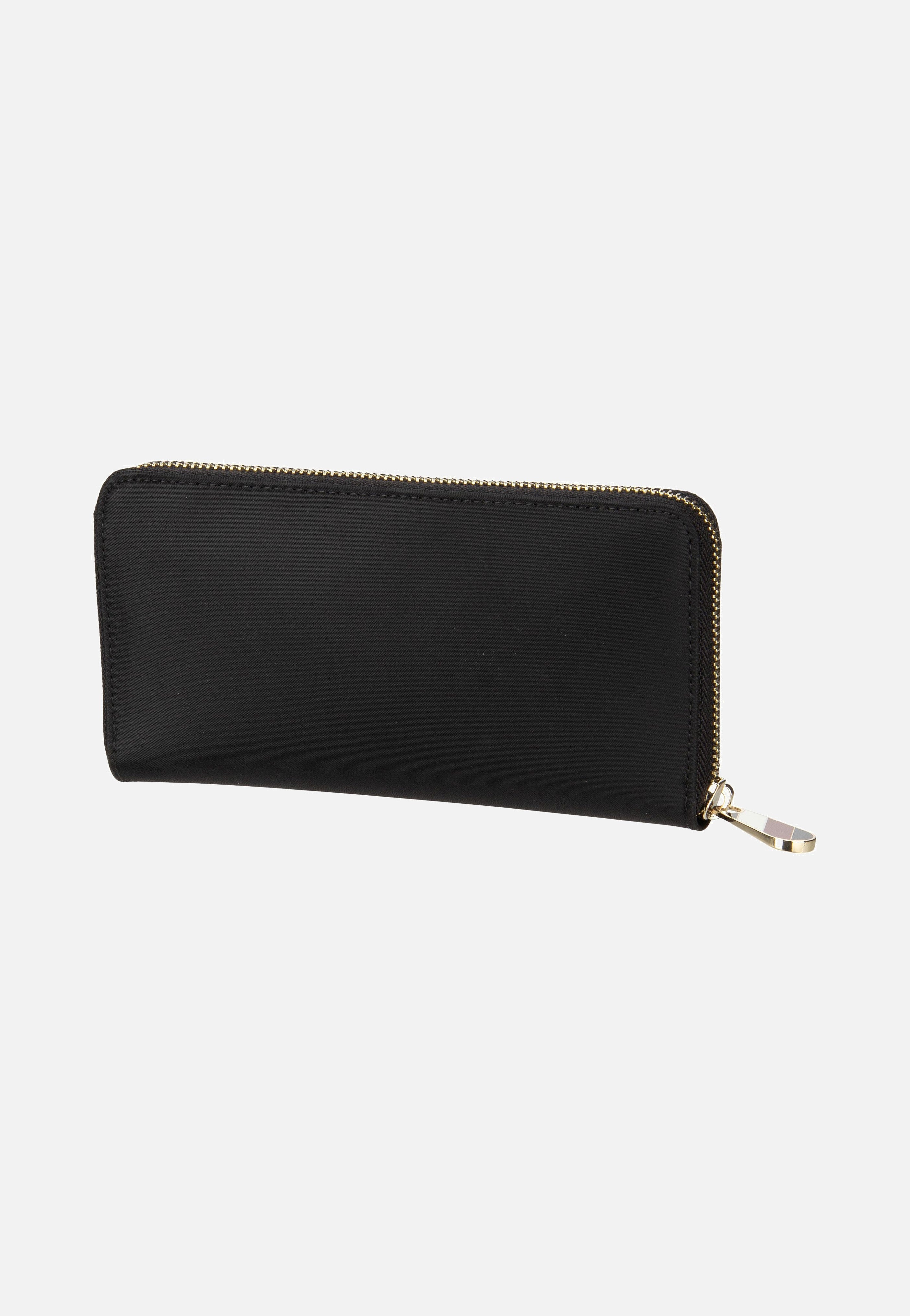 Tommy Hilfiger TH Emblem Large ZA Black Portemonnaie