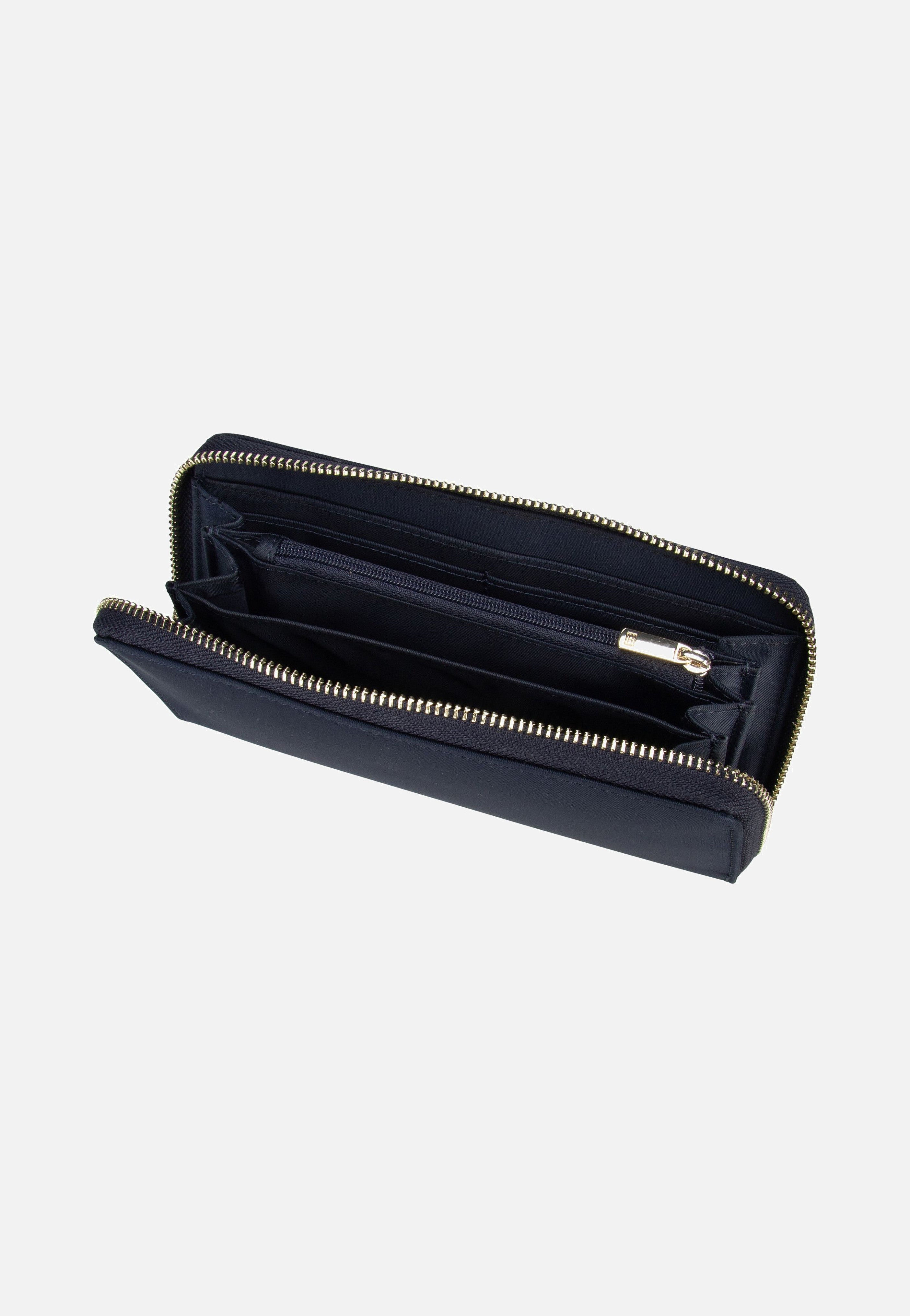 Tommy Hilfiger TH Emblem Large ZA Space Blue Portemonnaie