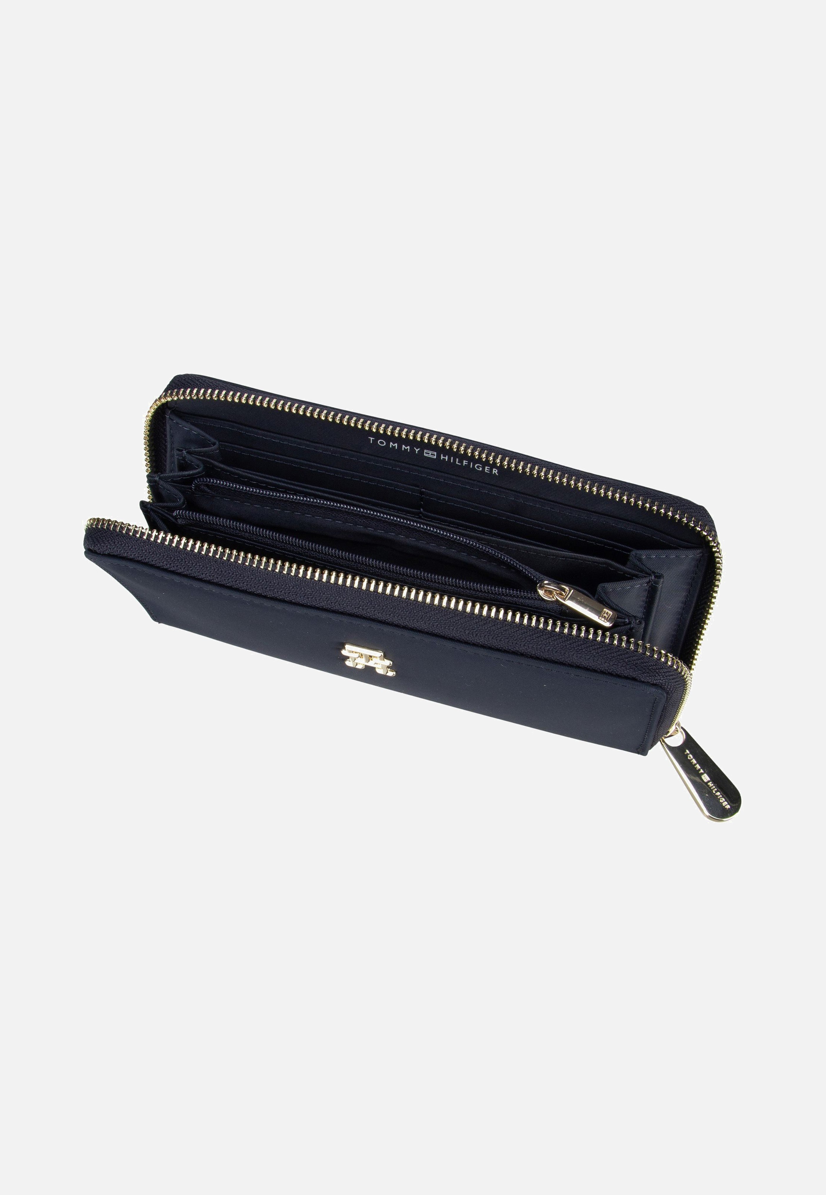 Tommy Hilfiger TH Emblem Large ZA Space Blue Portemonnaie
