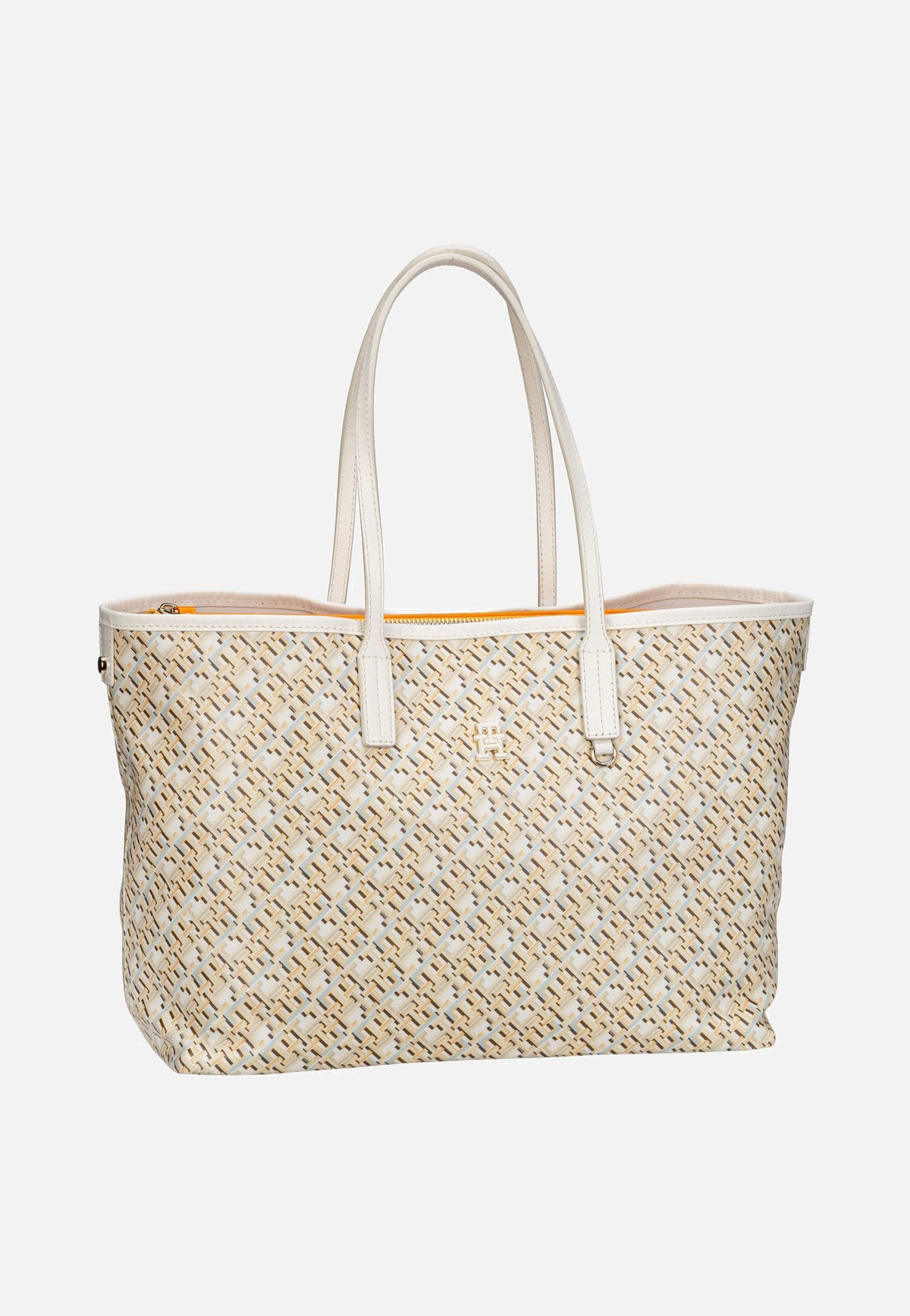 Tommy Hilfiger TH Monoplay Leather Tote SP24 Neutral Shopper