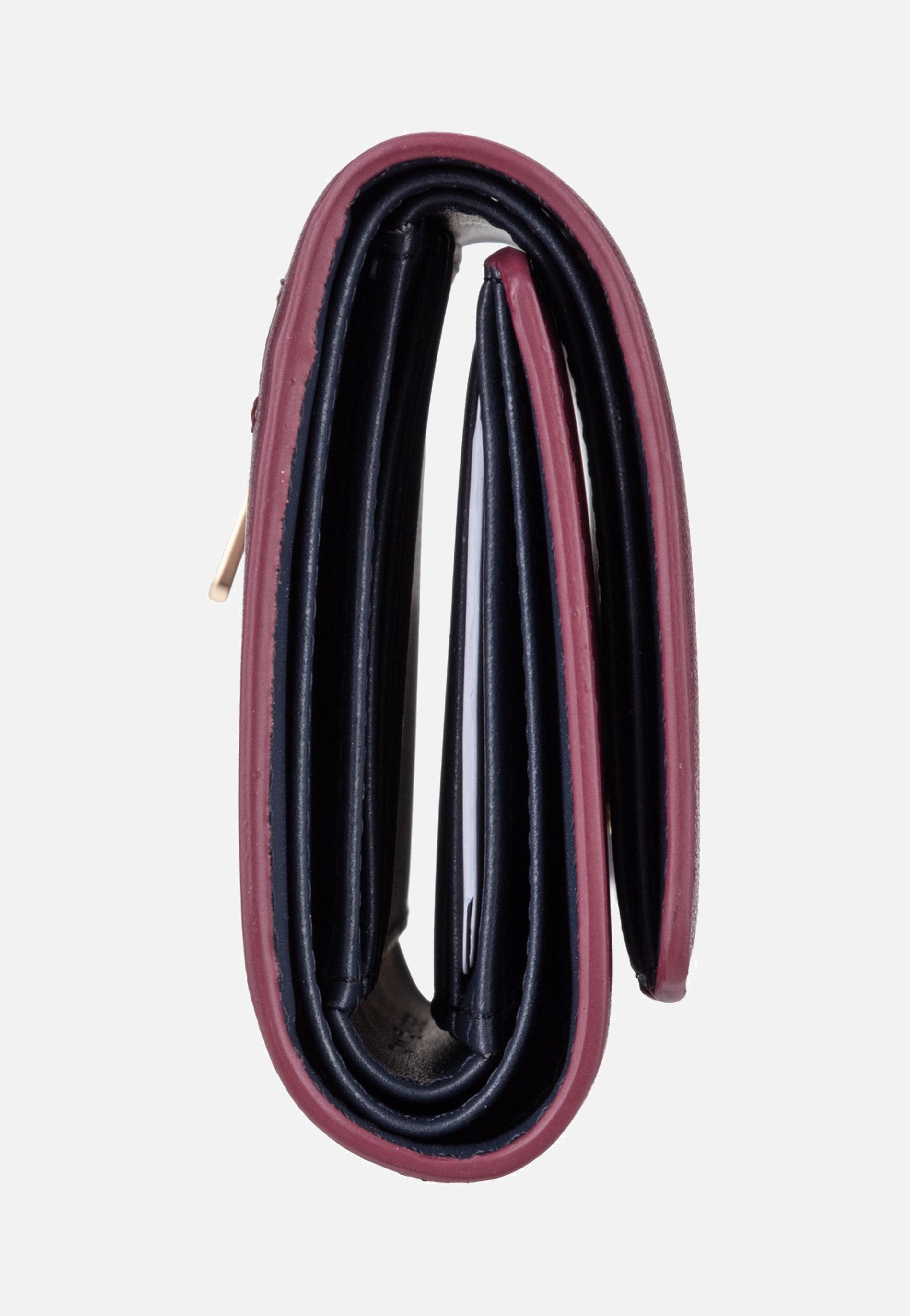 Tommy Hilfiger TH Icon Trifold Oxblood Wallet