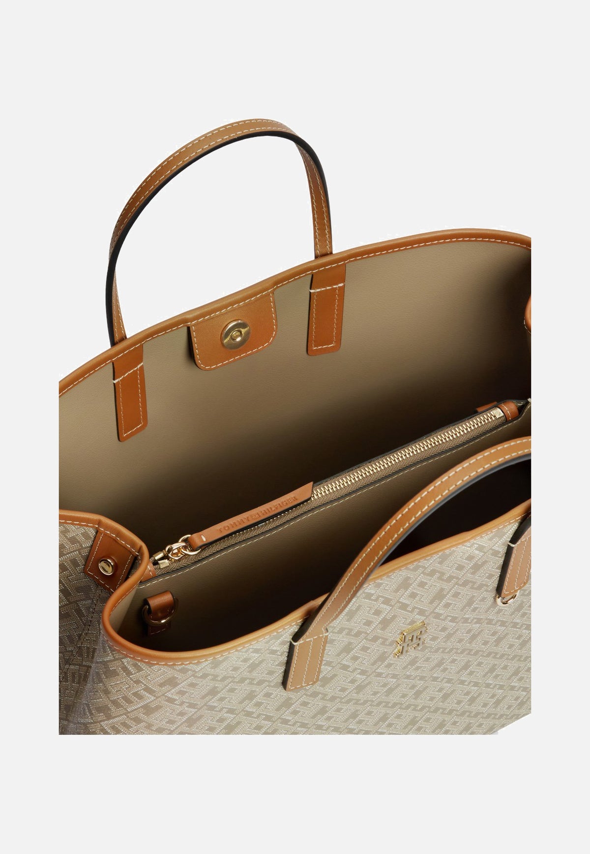 Tommy Hilfiger TH Monoplay Satchel Neutral Mix Satchel