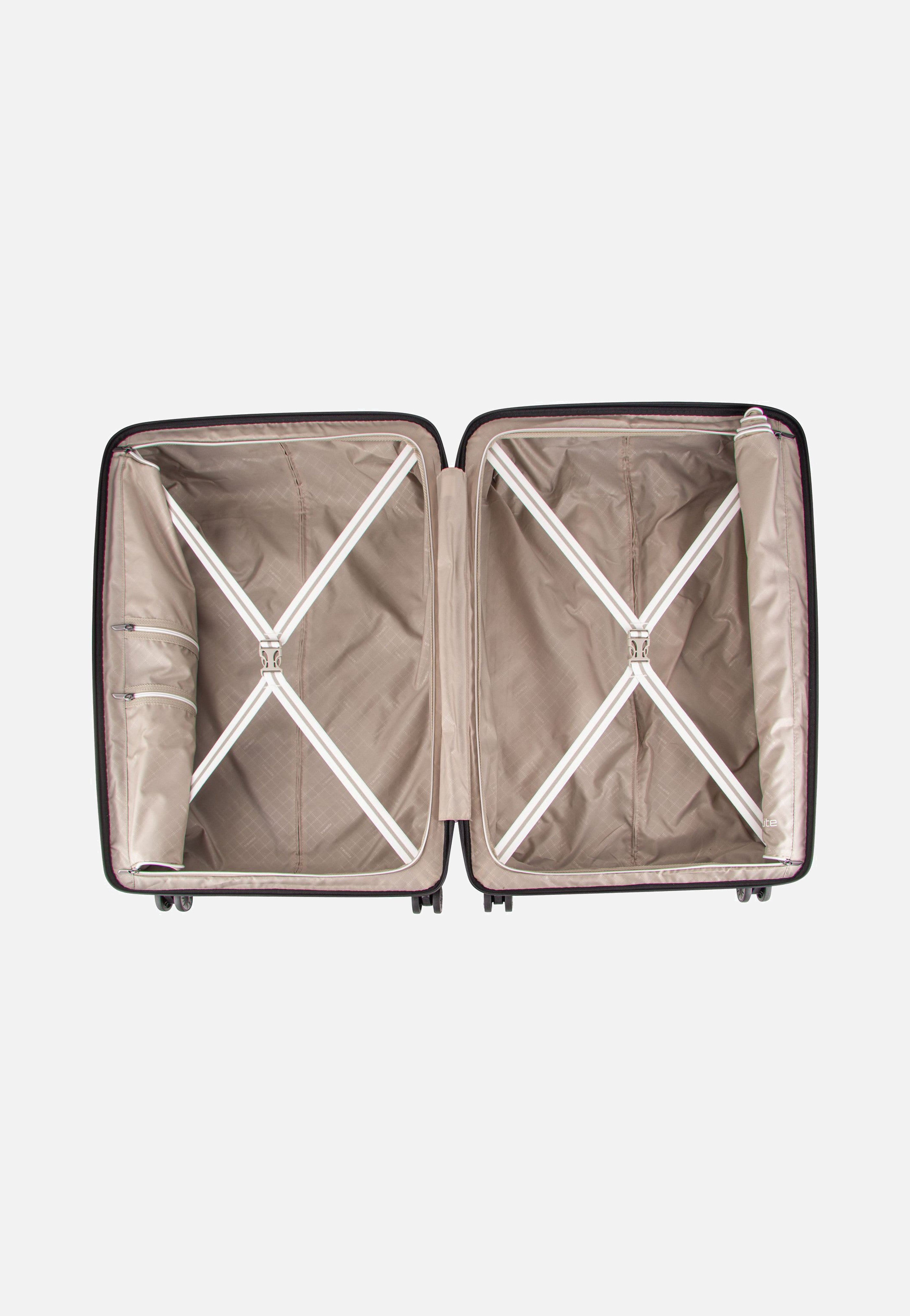 travelite Air Base 4-Rad Trolley L Olive Koffer
