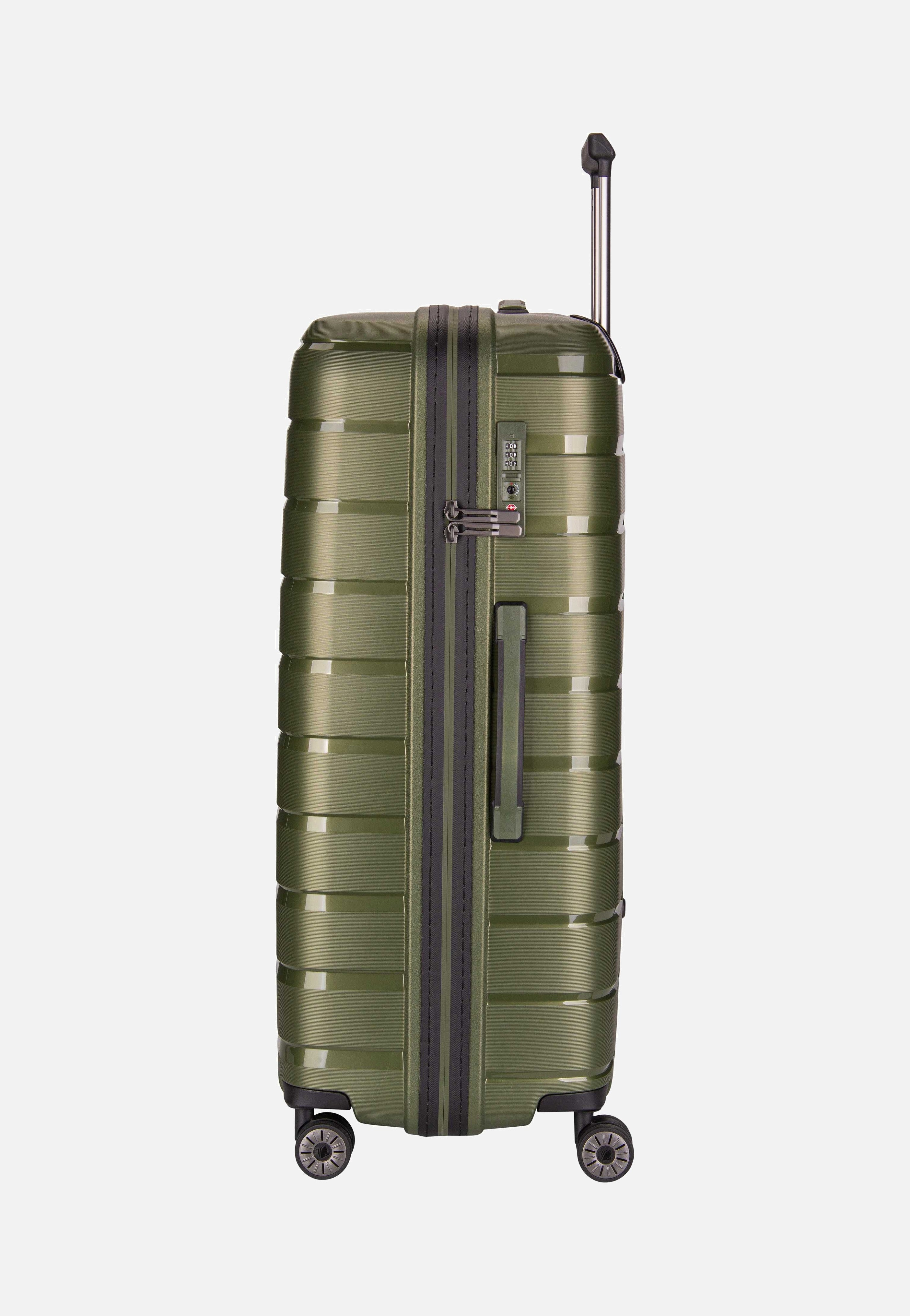 travelite Air Base 4-Rad Trolley L Olive Koffer