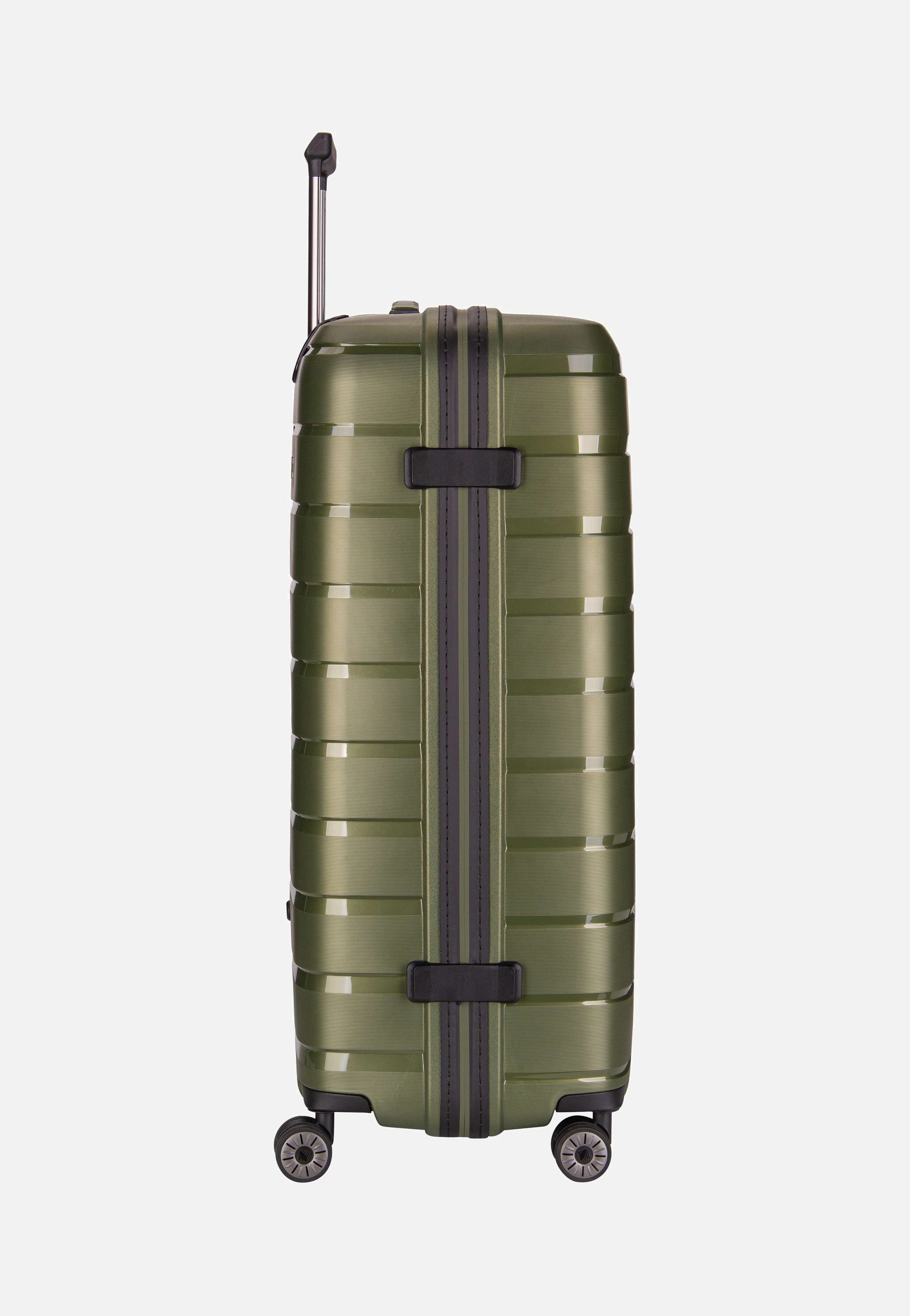 travelite Air Base 4-Rad Trolley L Olive Koffer