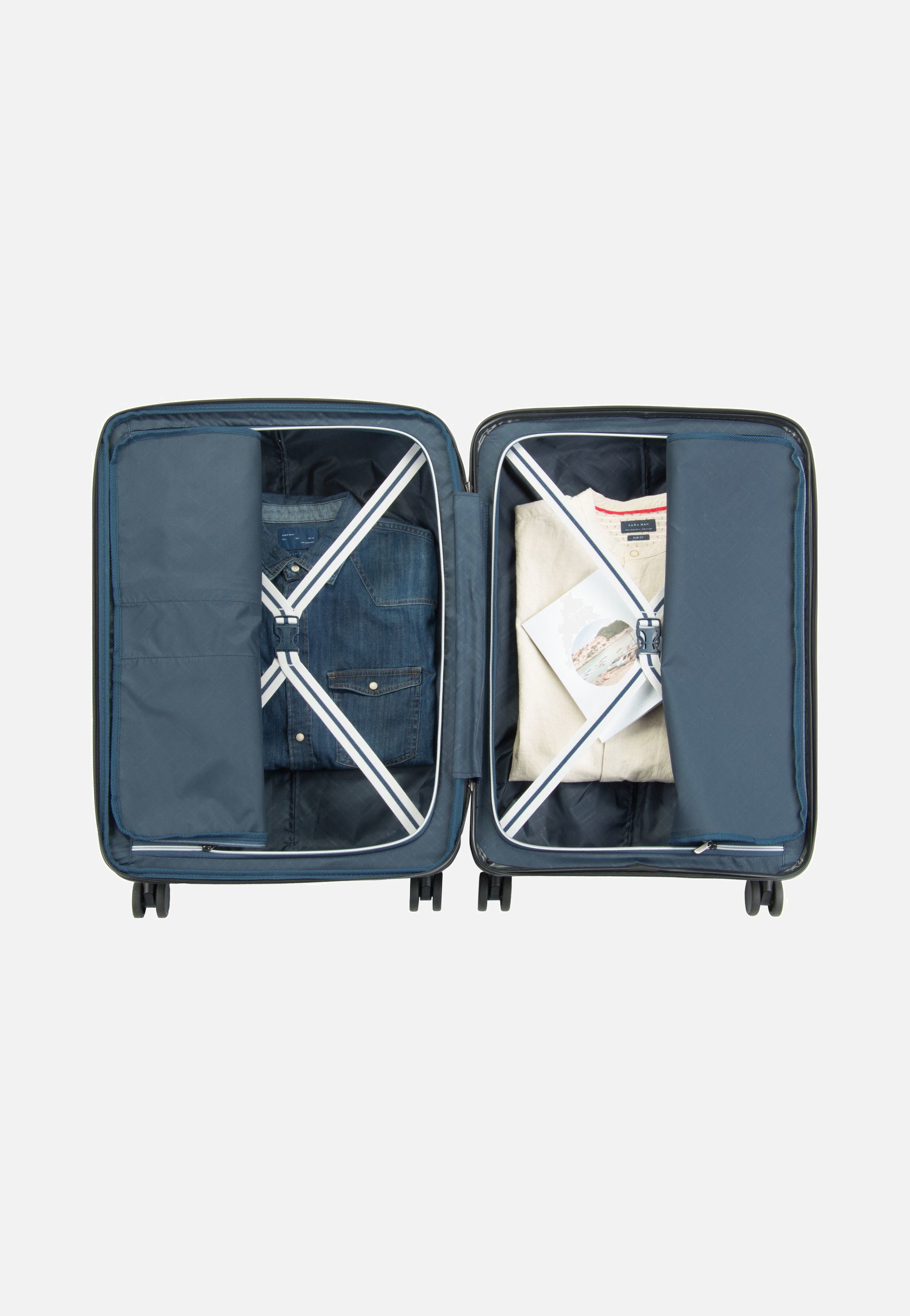 travelite Air Base 4-Rad Trolley M Anthrazit Koffer