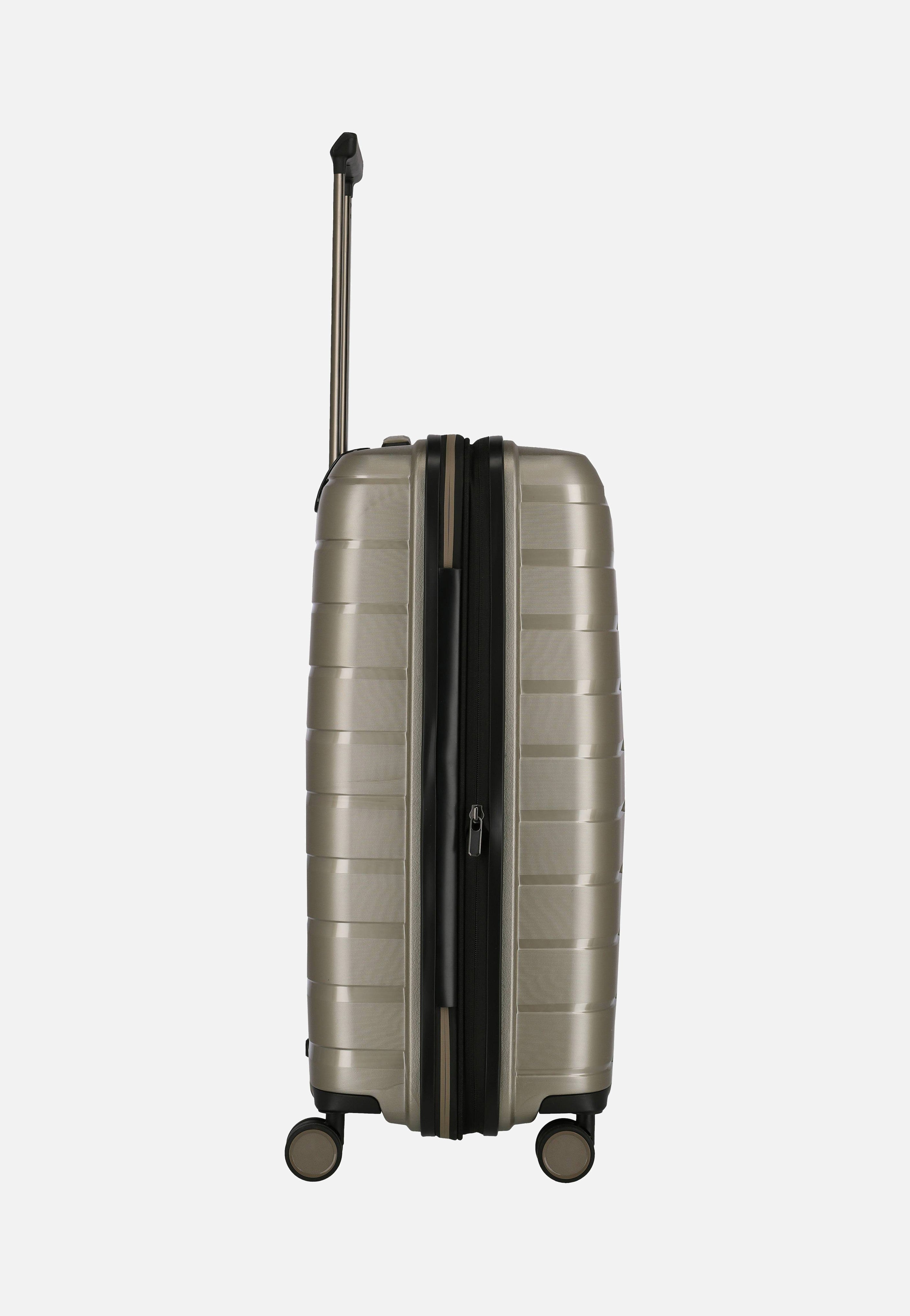 travelite Air Base 4-Rad Trolley M Champagner Koffer