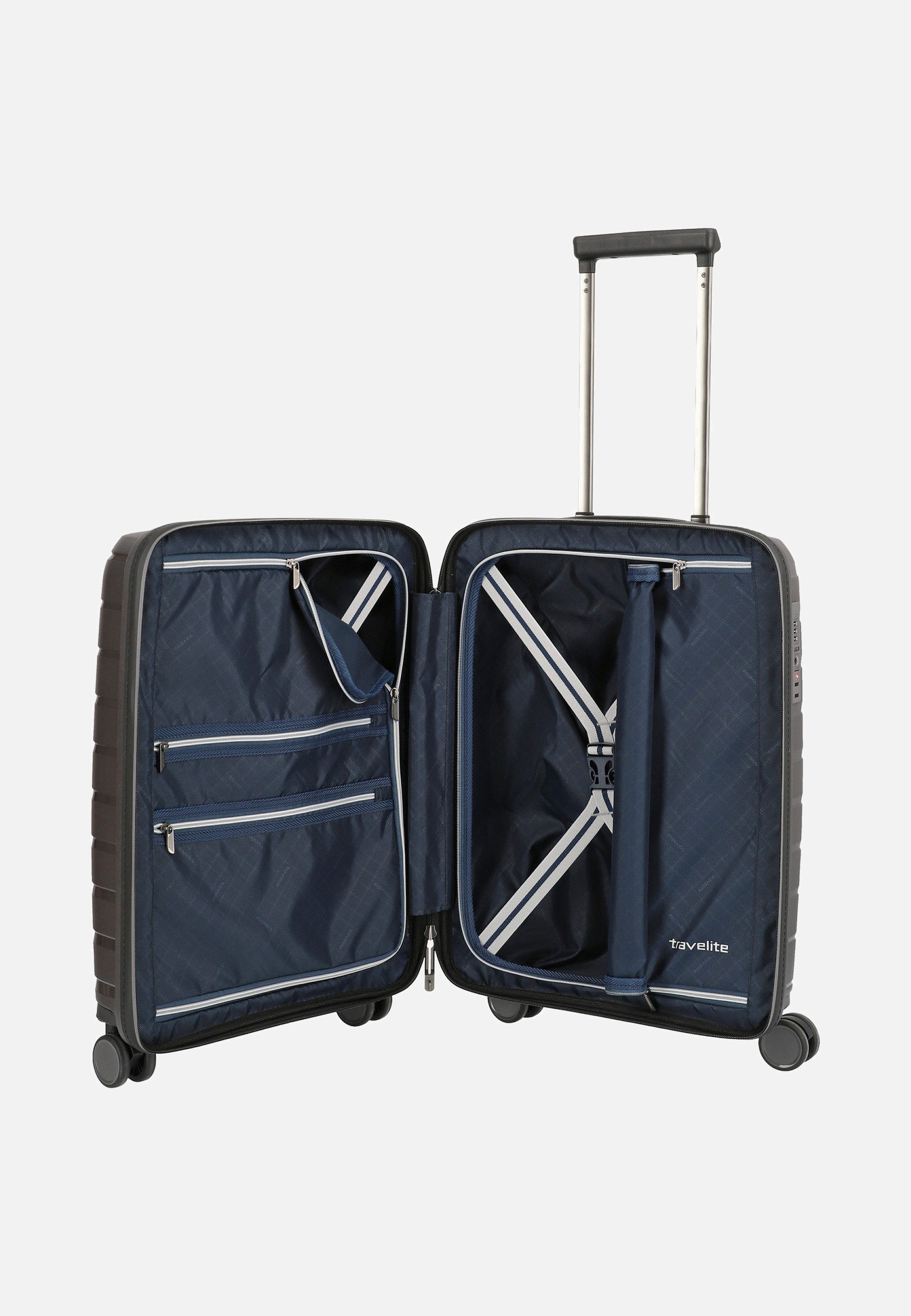 travelite Air Base 4-Rad Trolley S Anthrazit Koffer