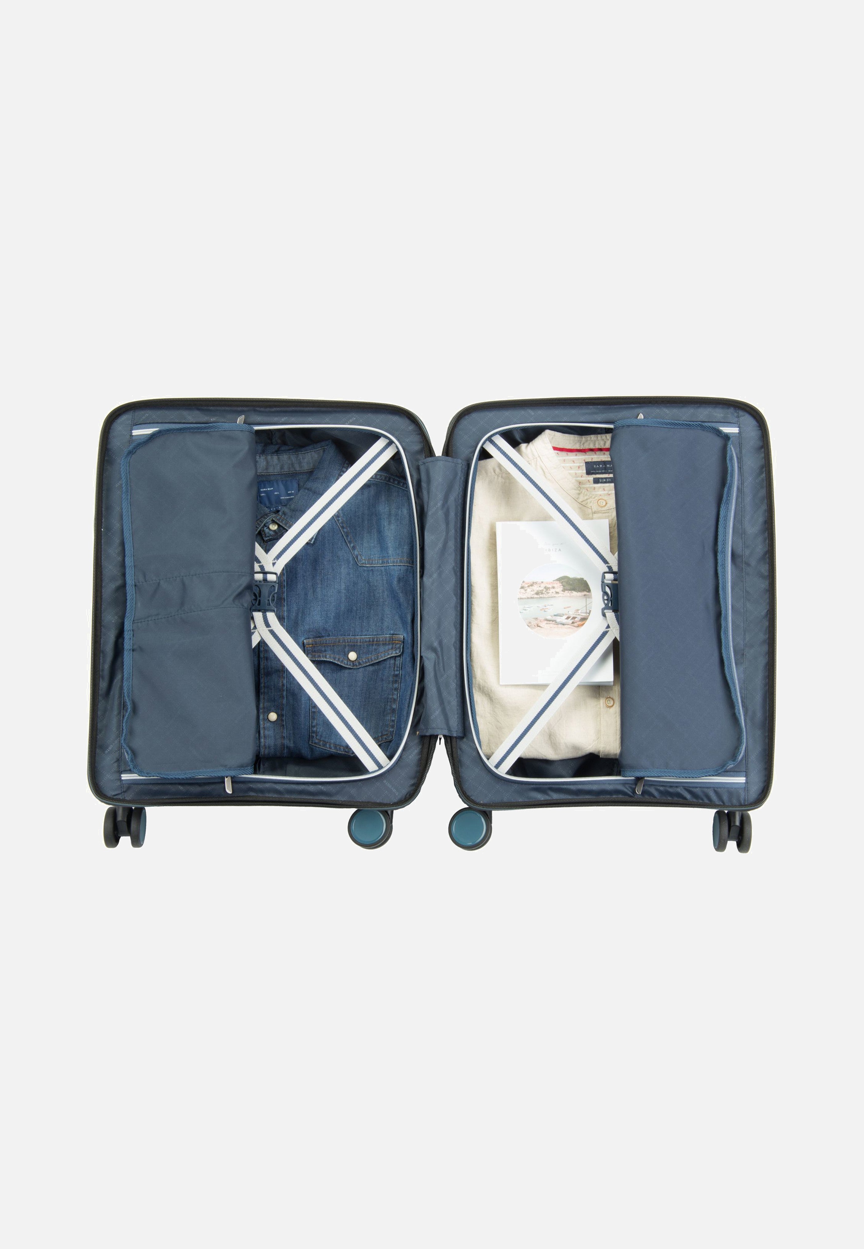 travelite Air Base 4-Rad Trolley S Eisblau Koffer