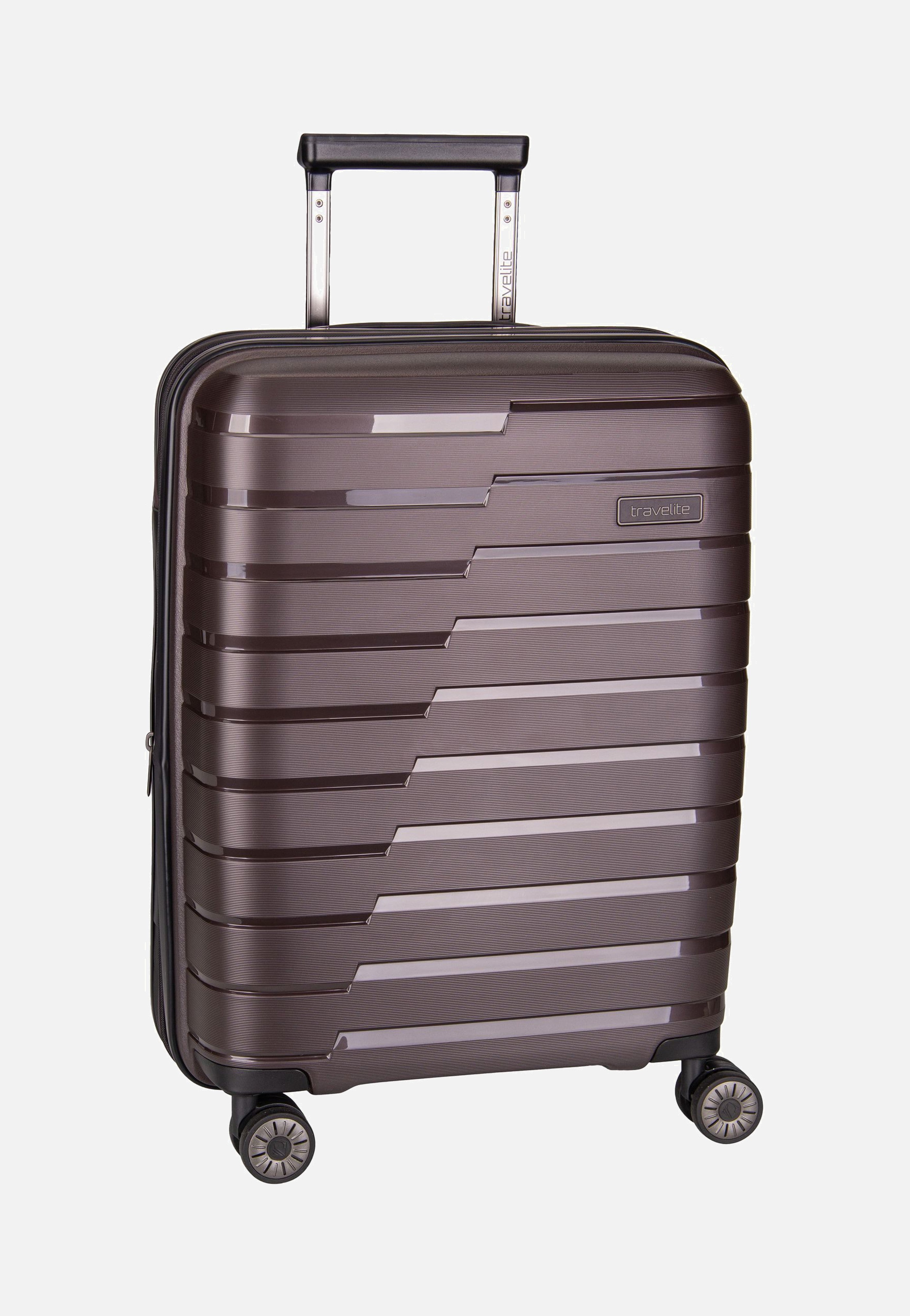 travelite Air Base 4-Rad Trolley S Exp Coffee Koffer