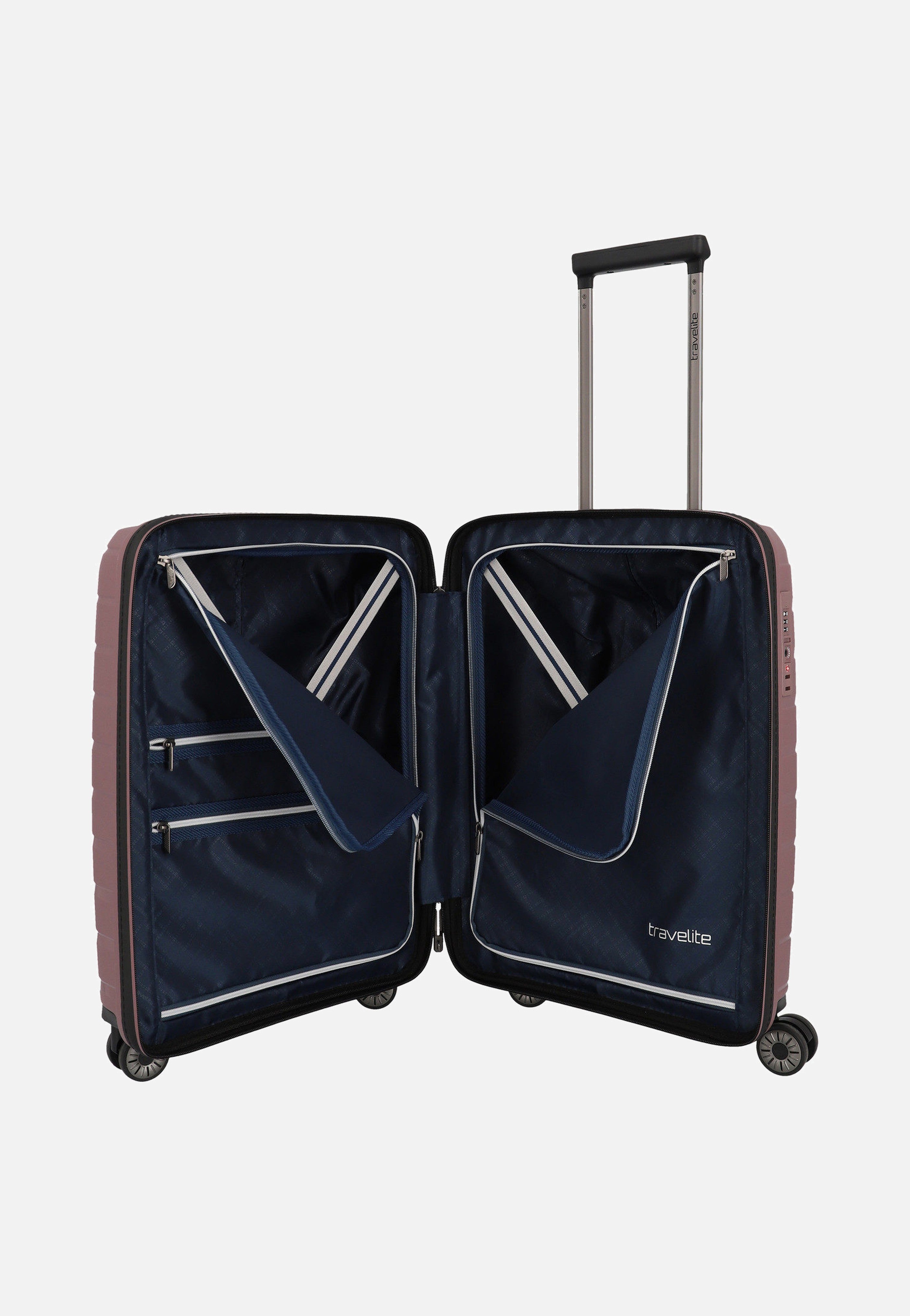 travelite Air Base 4-Rad Trolley S Flieder Koffer