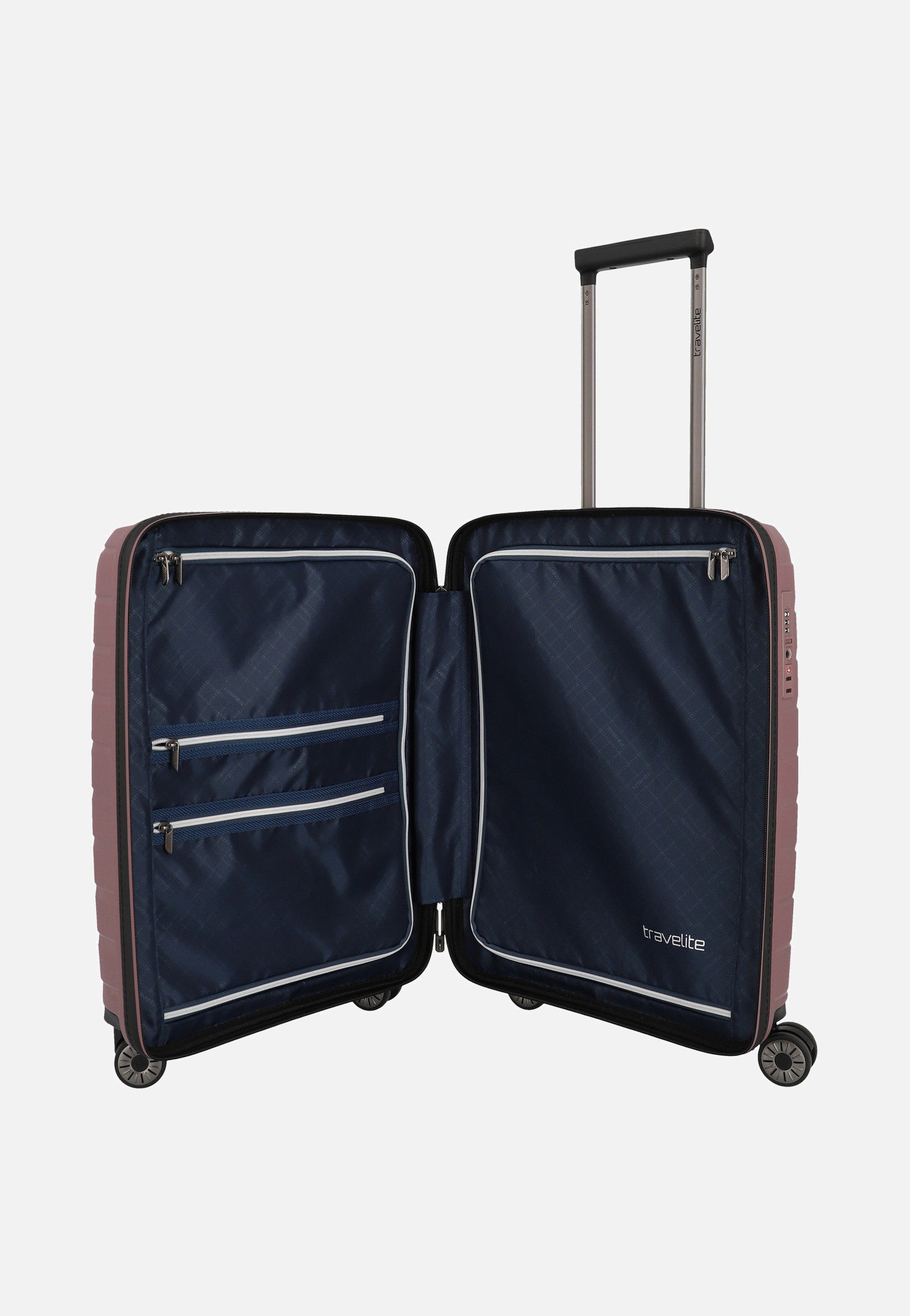 travelite Air Base 4-Rad Trolley S Flieder Koffer