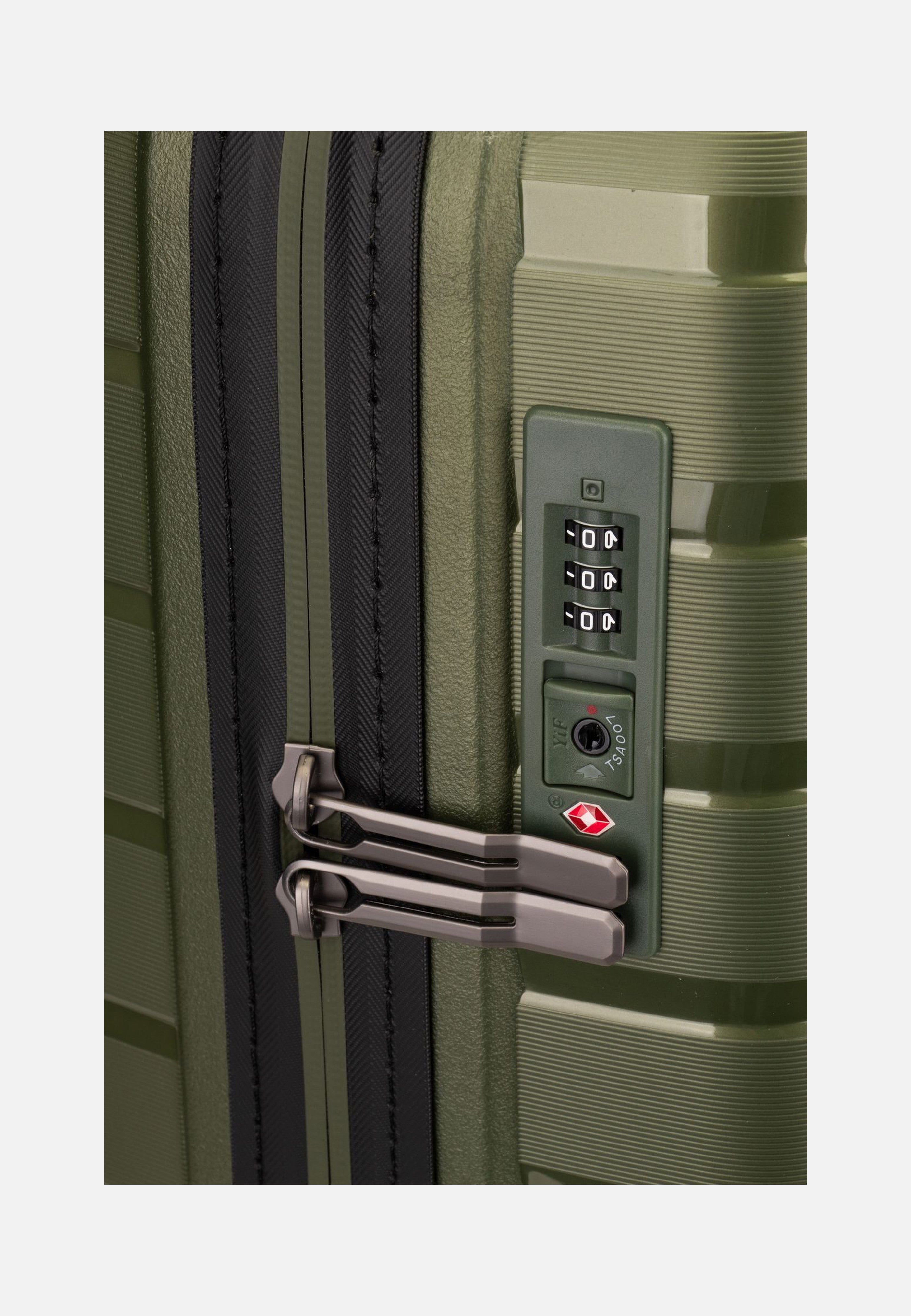 travelite Air Base 4-Rad Trolley S Olive Koffer