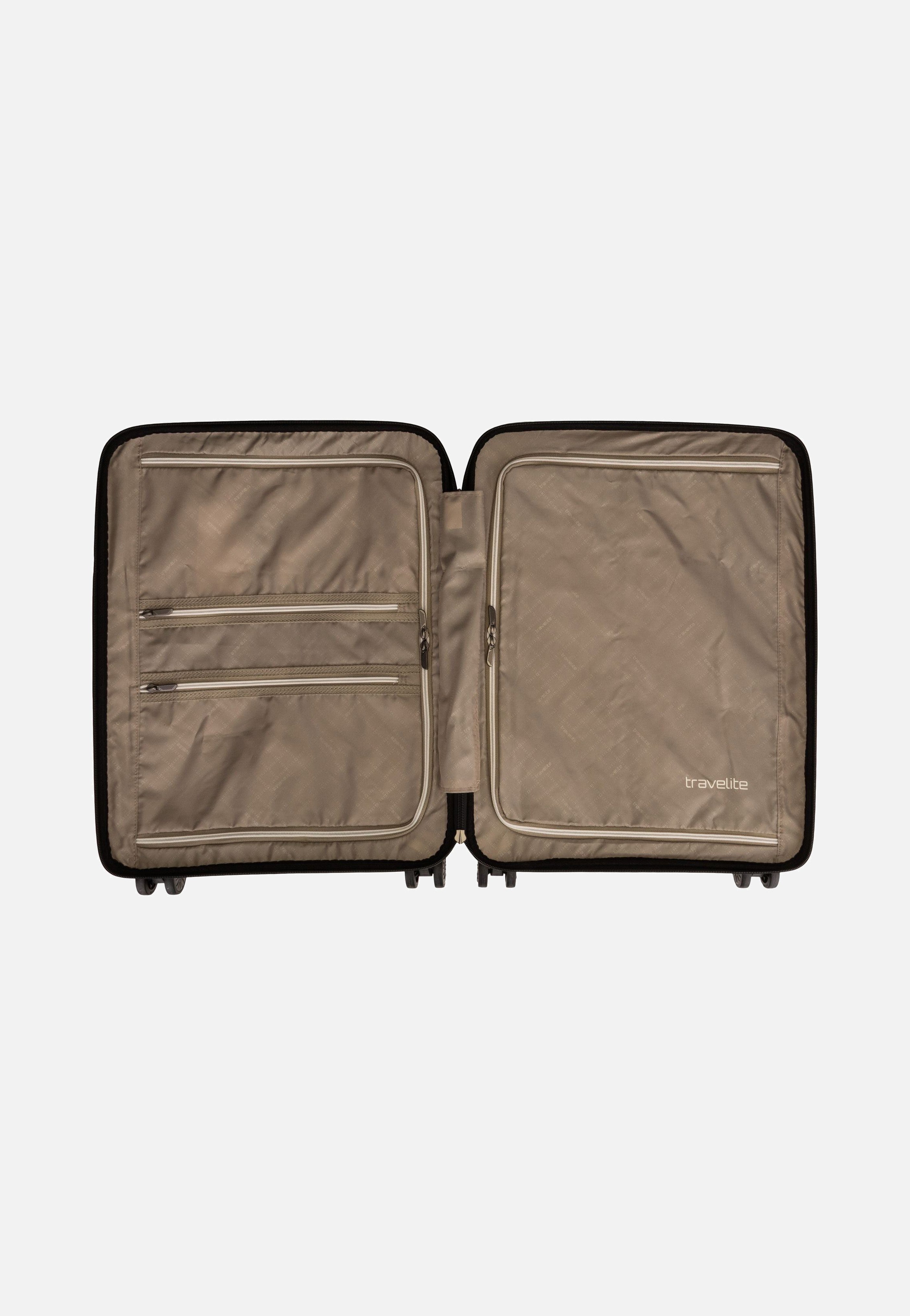 travelite Air Base 4-Rad Trolley S Olive Koffer