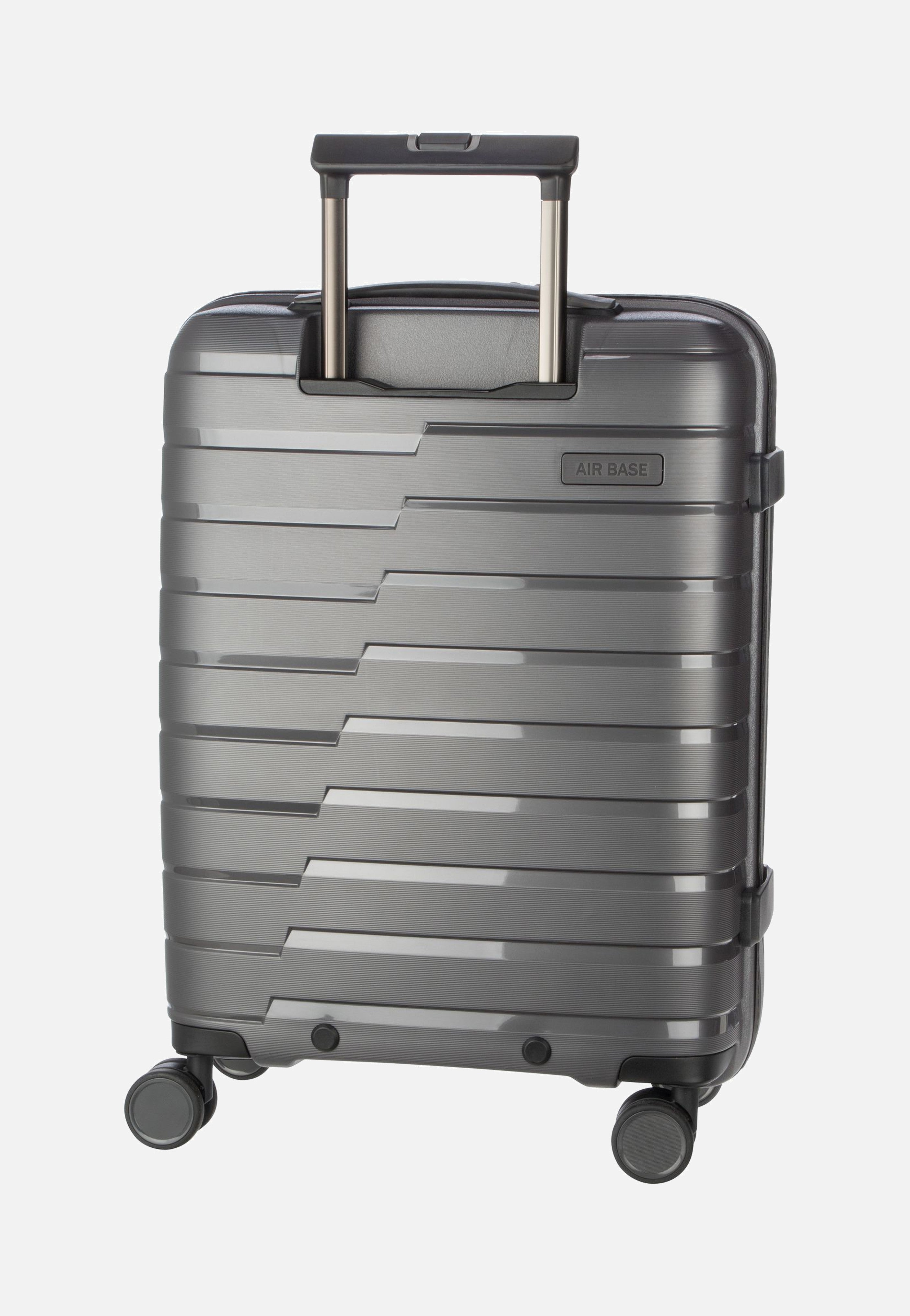 travelite Air Base 4-Rad Trolley S Vortasche Anthrazit Koffer
